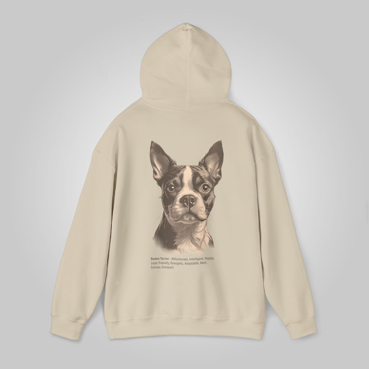 Boston Terrier Dog Unisex Heavy Blend™ Hooded Sweatshirt - Boston Terrier Hoodie