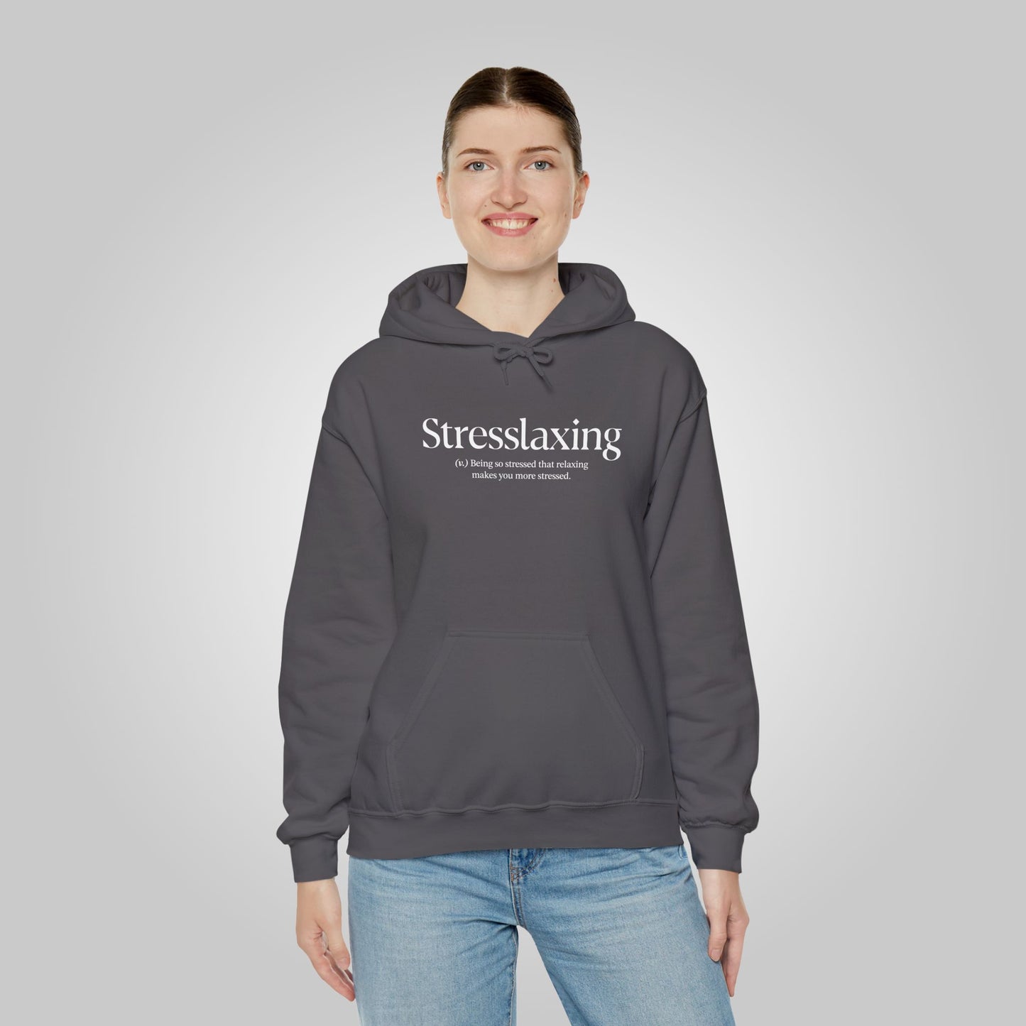 Stresslaxing Unisex Heavy Blend™ Hooded Sweatshirt - Funny Stress Hoodie, Relaxing Hoodie