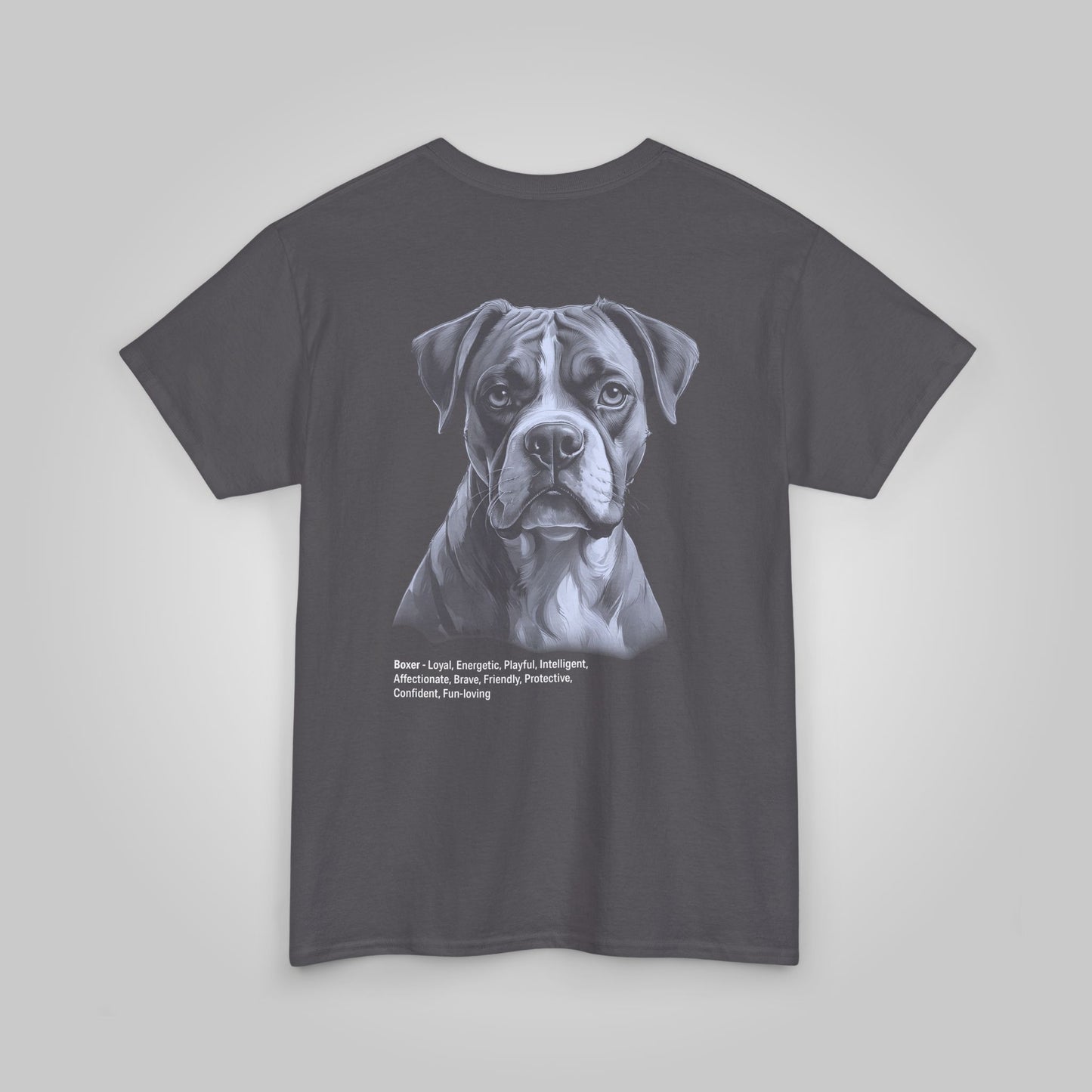 Boxer Dog Unisex Heavy Cotton Tee - Boxer Tee