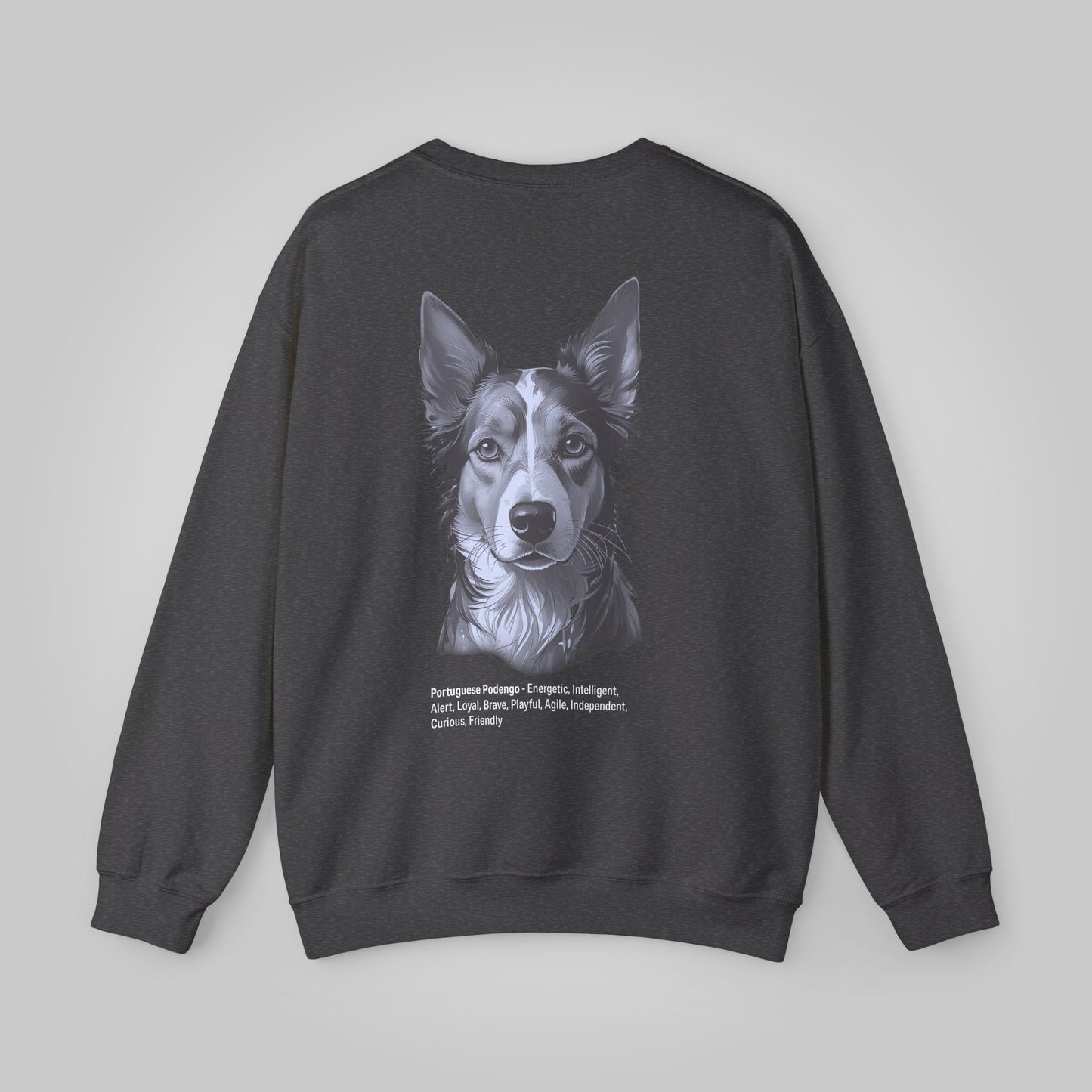 Portuguese Podengo Dog Unisex Heavy Blend™ Crewneck Sweatshirt - Portuguese Podengo Sweatshirt