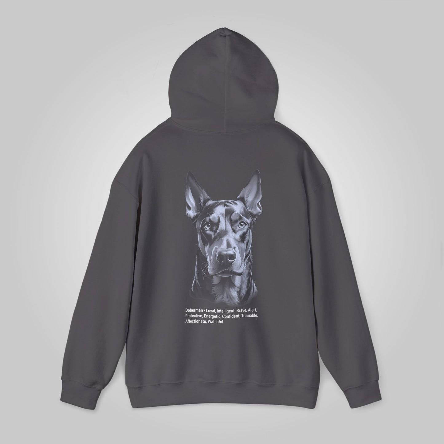 Doberman Dog Unisex Heavy Blend™ Hooded Sweatshirt - Doberman Hoodie