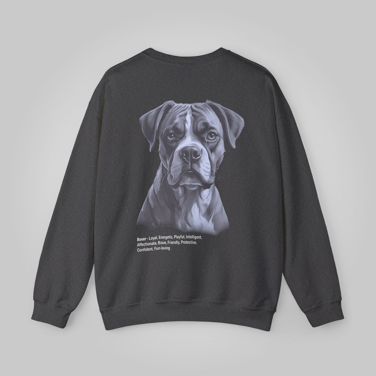 Boxer Dog Unisex Heavy Blend™ Crewneck Sweatshirt - Boxer Sweatshirt