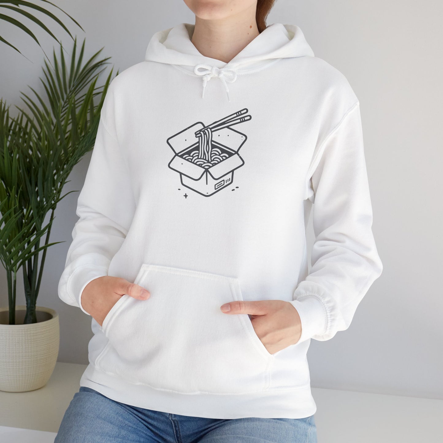 Noodles Unisex Heavy Blend™ Hooded Sweatshirt - Comfort Food  Hoodie - Noodles Hoodie