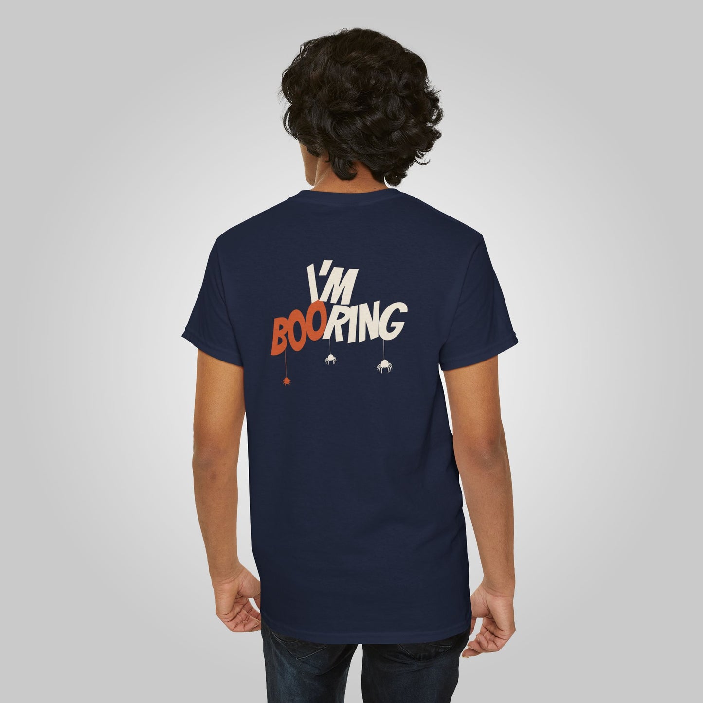 Halloween I am booring Unisex Heavy Cotton Tee, I am booring T-Shirt, Halloween Tee