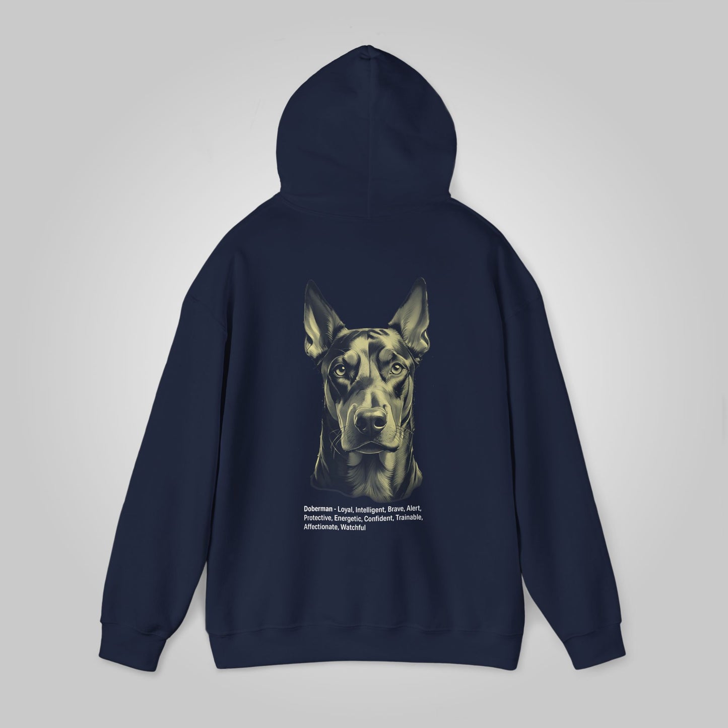 Doberman Dog Unisex Heavy Blend™ Hooded Sweatshirt - Doberman Hoodie