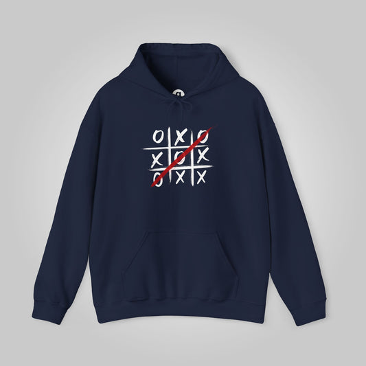 Tic-Tac-Toe Unisex Heavy Blend™ Hooded Sweatshirt - Playful  Hoodie - Tic-Tac-Toe Hoodie