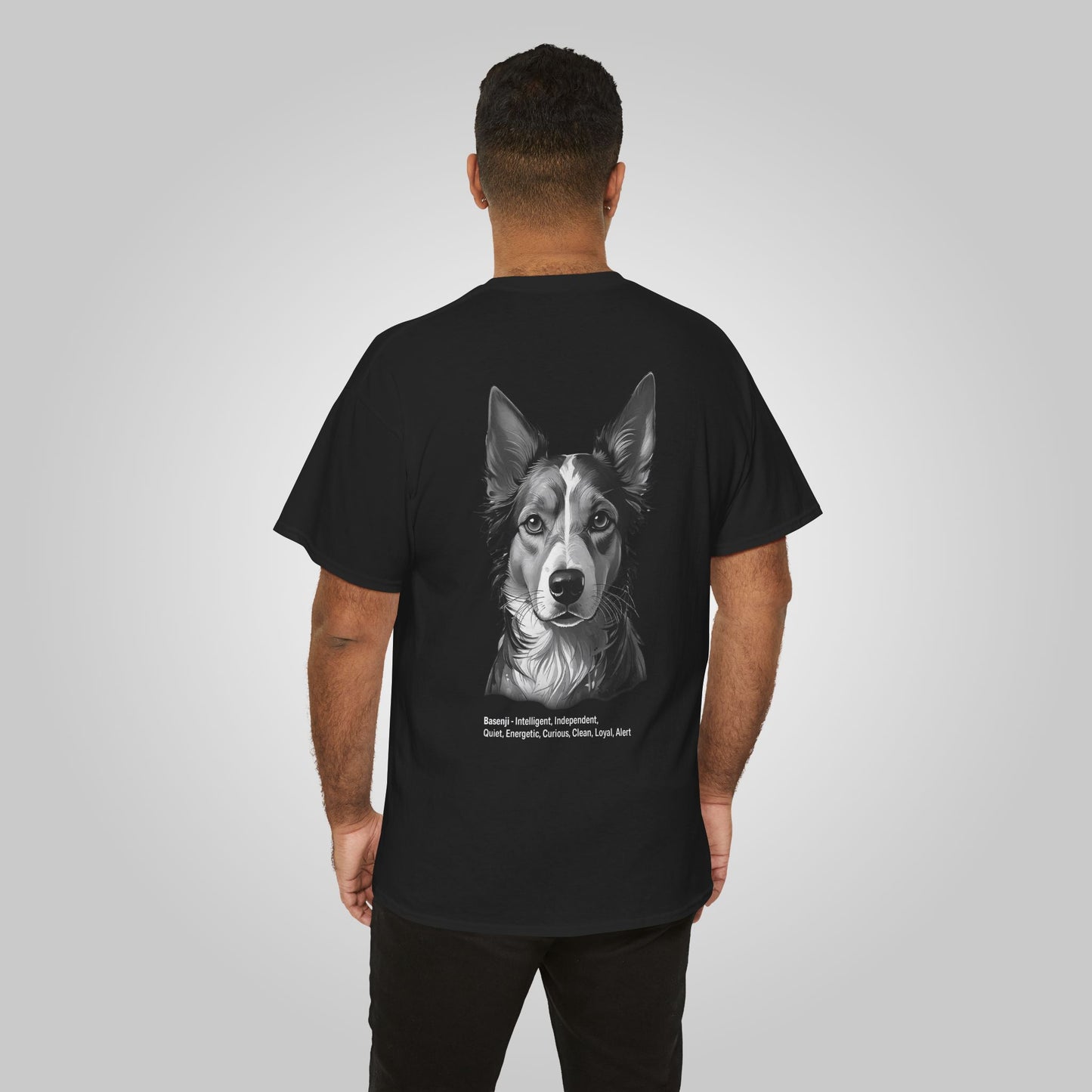 Basenji Dog Unisex Heavy Cotton Tee - Basenji Terrier Tee