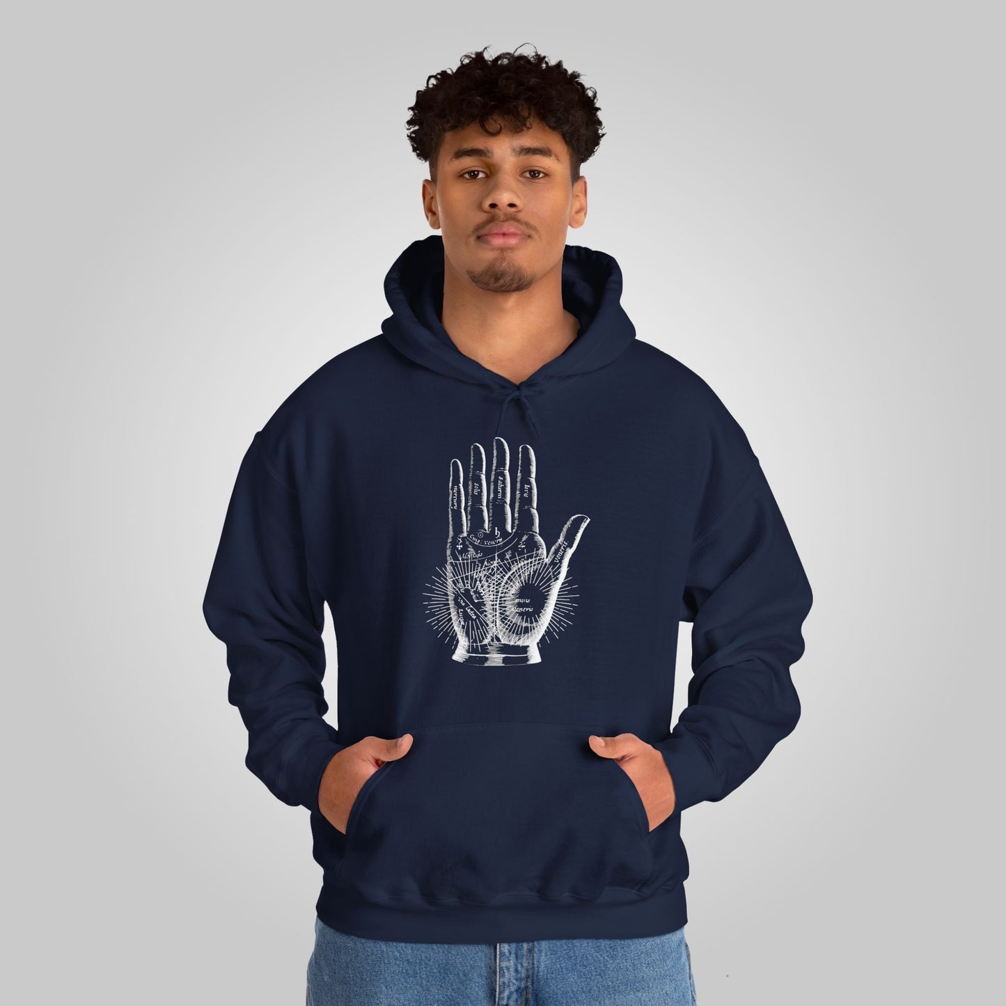 Halloween Hands of Destiny Unisex Heavy Blend™ Hooded Sweatshirt, Guided by Fate  Hoodie, Halloween Hoodie