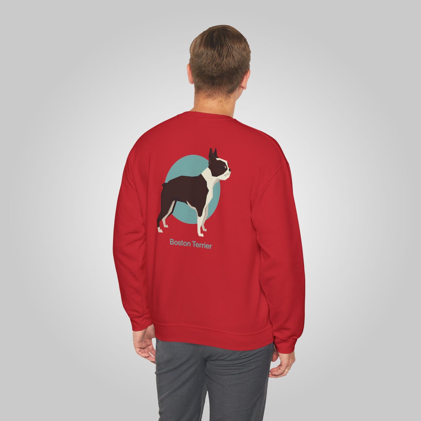 Boston Terrier Dog Unisex Heavy Blend™ Crewneck Sweatshirt - Boston Terrier Sweatshirt