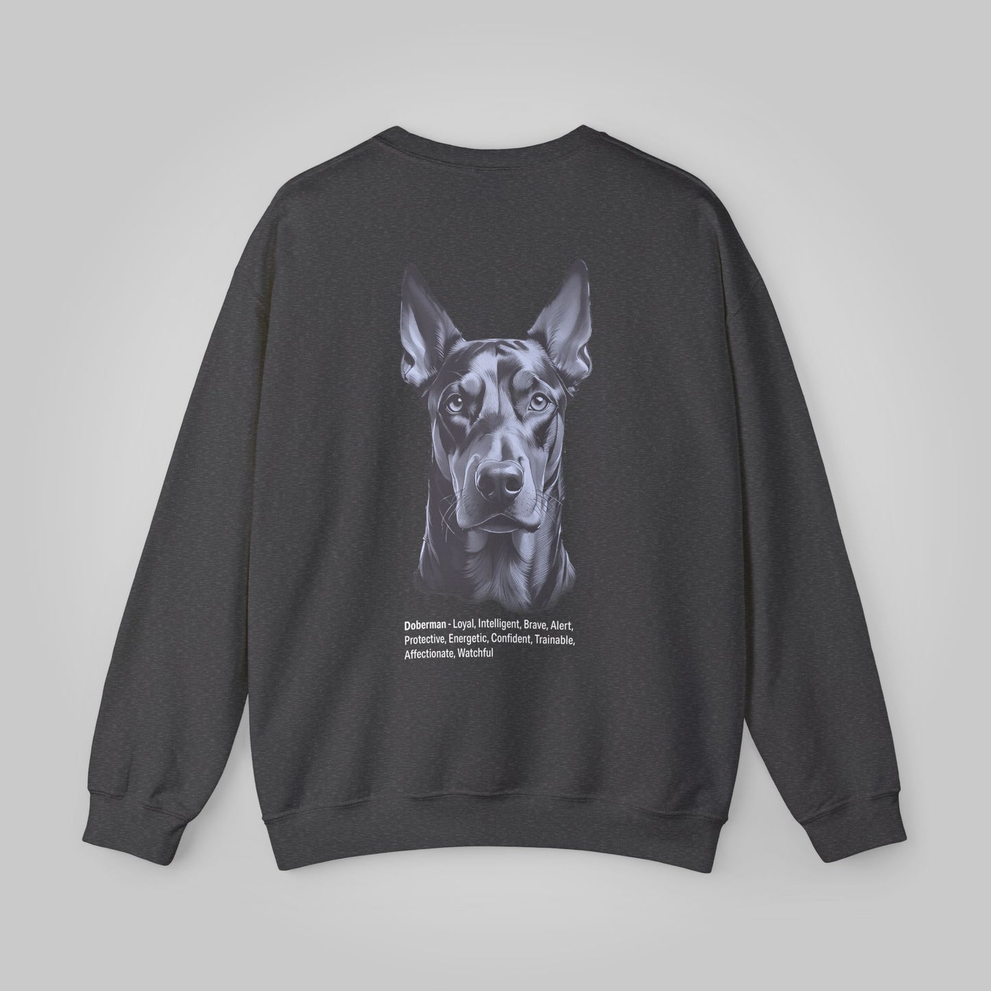 Doberman Dog Unisex Heavy Blend™ Crewneck Sweatshirt - Doberman Sweatshirt