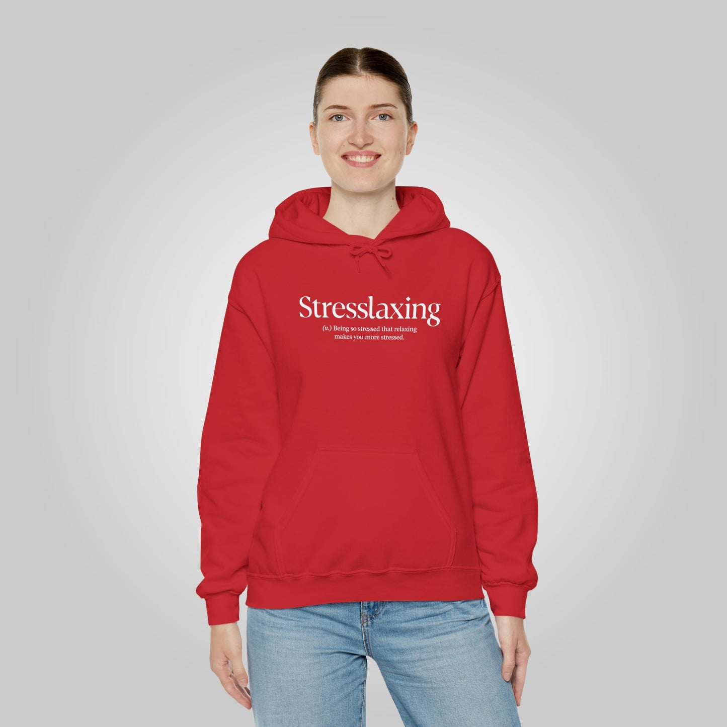 Stresslaxing Unisex Heavy Blend™ Hooded Sweatshirt - Funny Stress Hoodie, Relaxing Hoodie