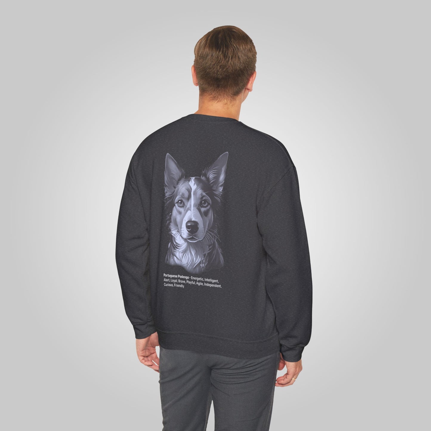 Portuguese Podengo Dog Unisex Heavy Blend™ Crewneck Sweatshirt - Portuguese Podengo Sweatshirt