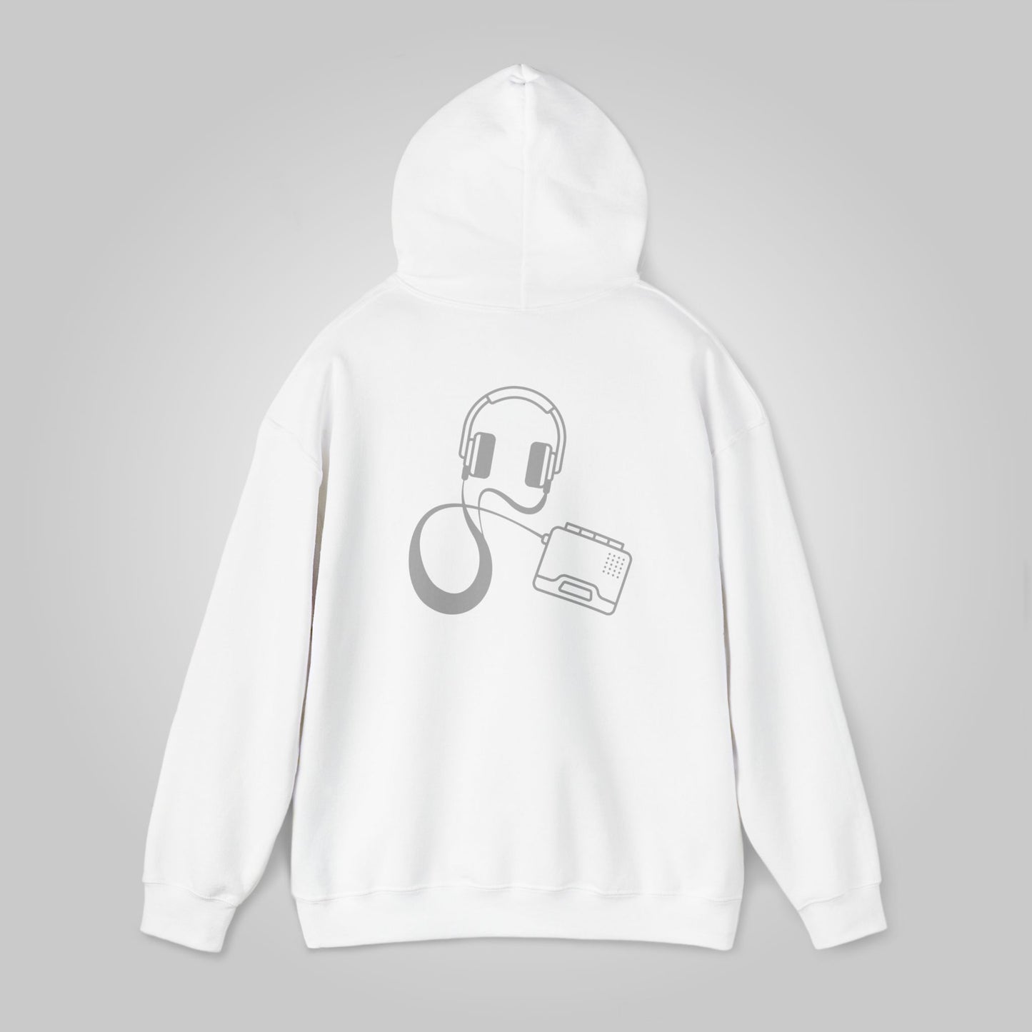 Walkman, Retro 80s Unisex Heavy Blend™ Hooded Sweatshirt, Walkman Hoodie