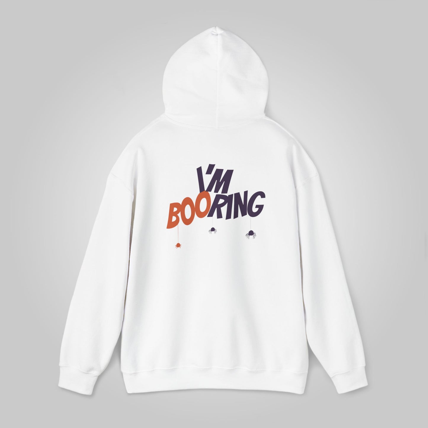 Halloween I am booring Unisex Heavy Blend™ Hooded Sweatshirt, I am booring Hoodie, Halloween Hoodie