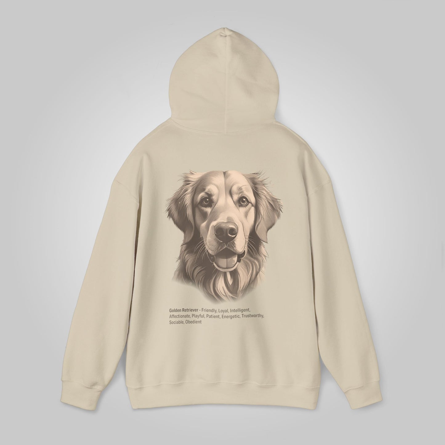 Golden Retriever Dog Unisex Heavy Blend™ Hooded Sweatshirt - Golden Retriever Hoodie