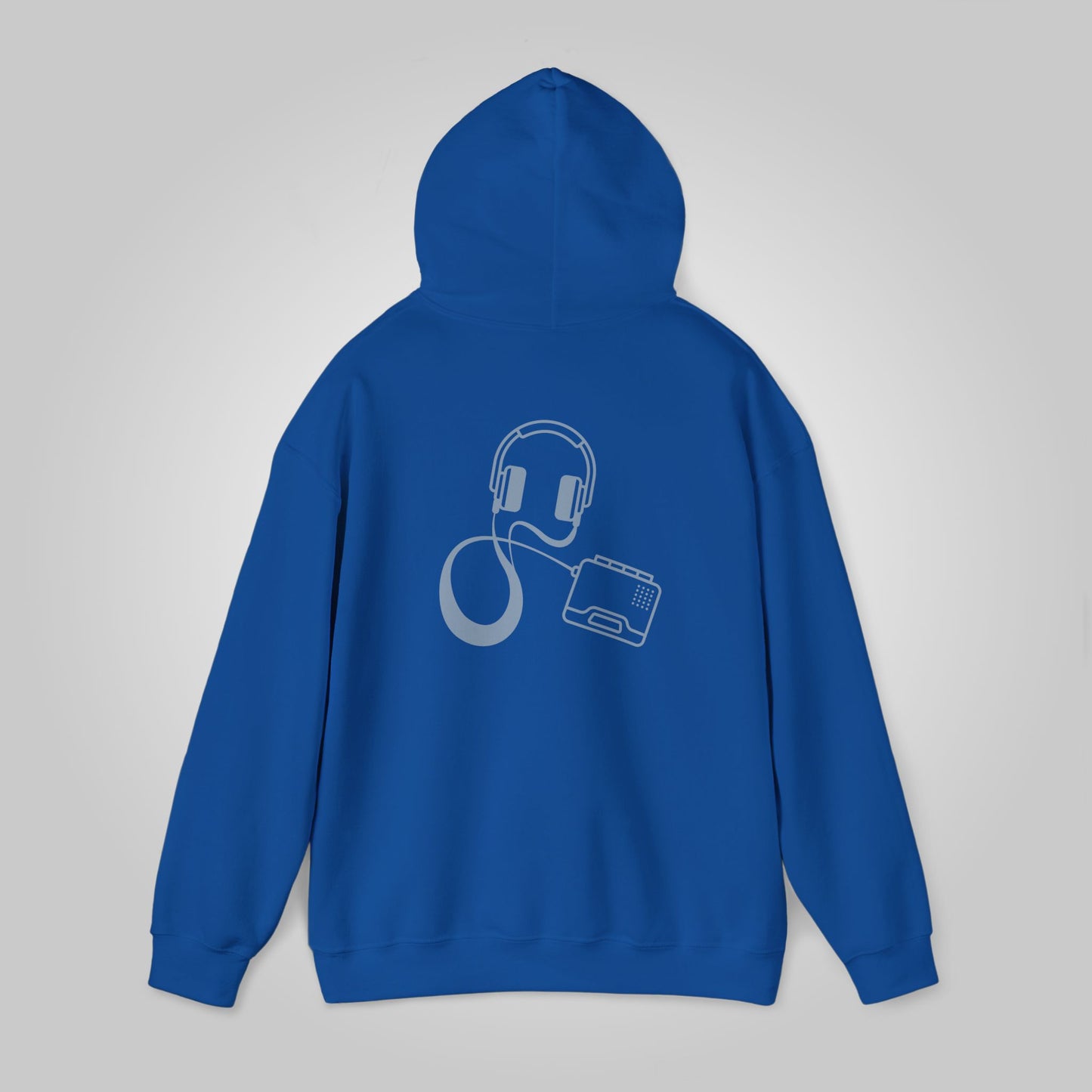 Walkman, Retro 80s Unisex Heavy Blend™ Hooded Sweatshirt, Walkman Hoodie