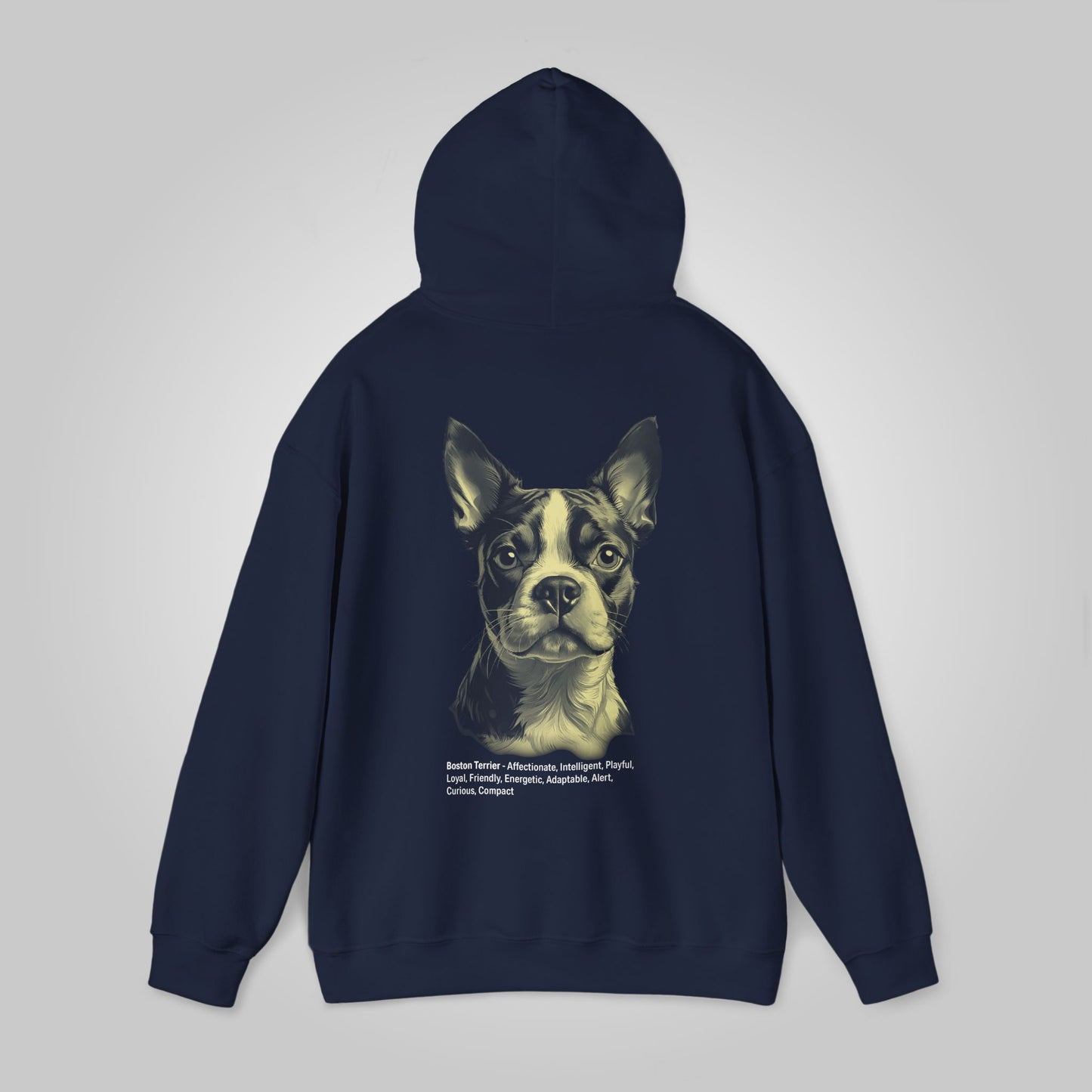 Boston Terrier Dog Unisex Heavy Blend™ Hooded Sweatshirt - Boston Terrier Hoodie