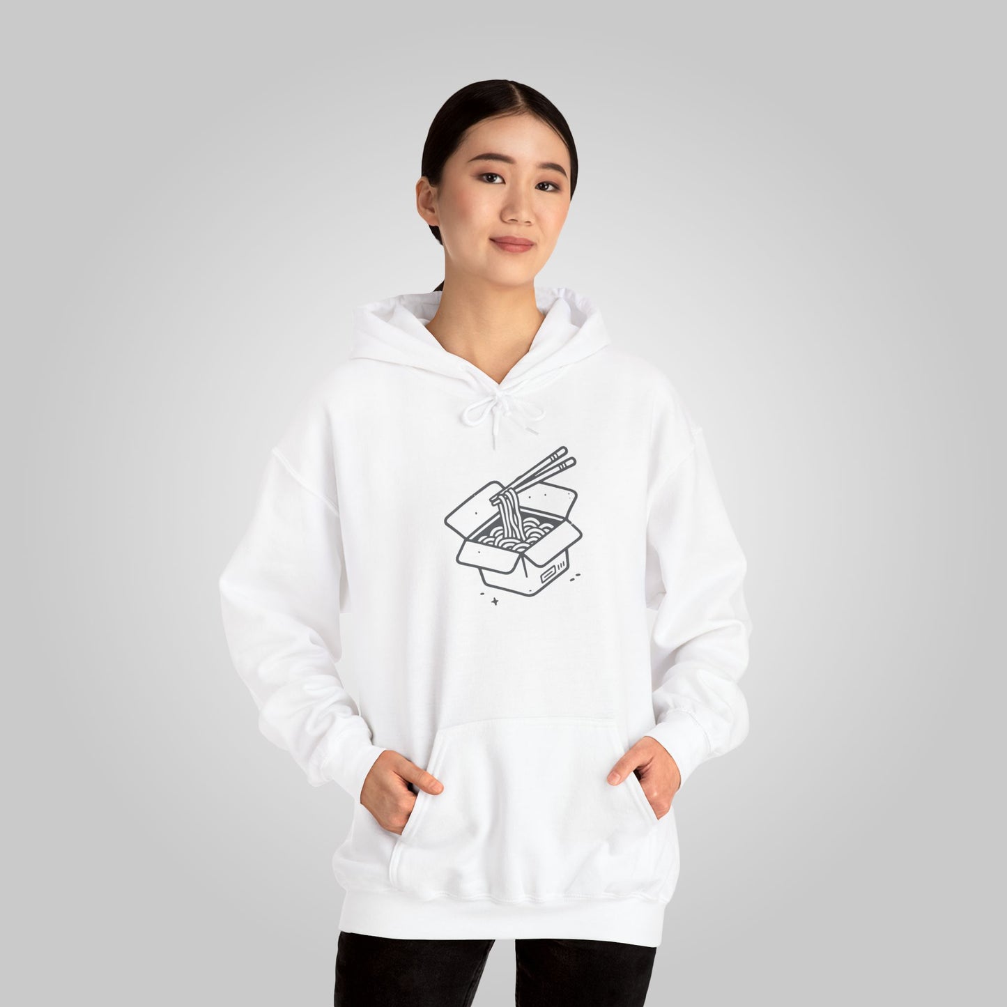 Noodles Unisex Heavy Blend™ Hooded Sweatshirt - Comfort Food  Hoodie - Noodles Hoodie