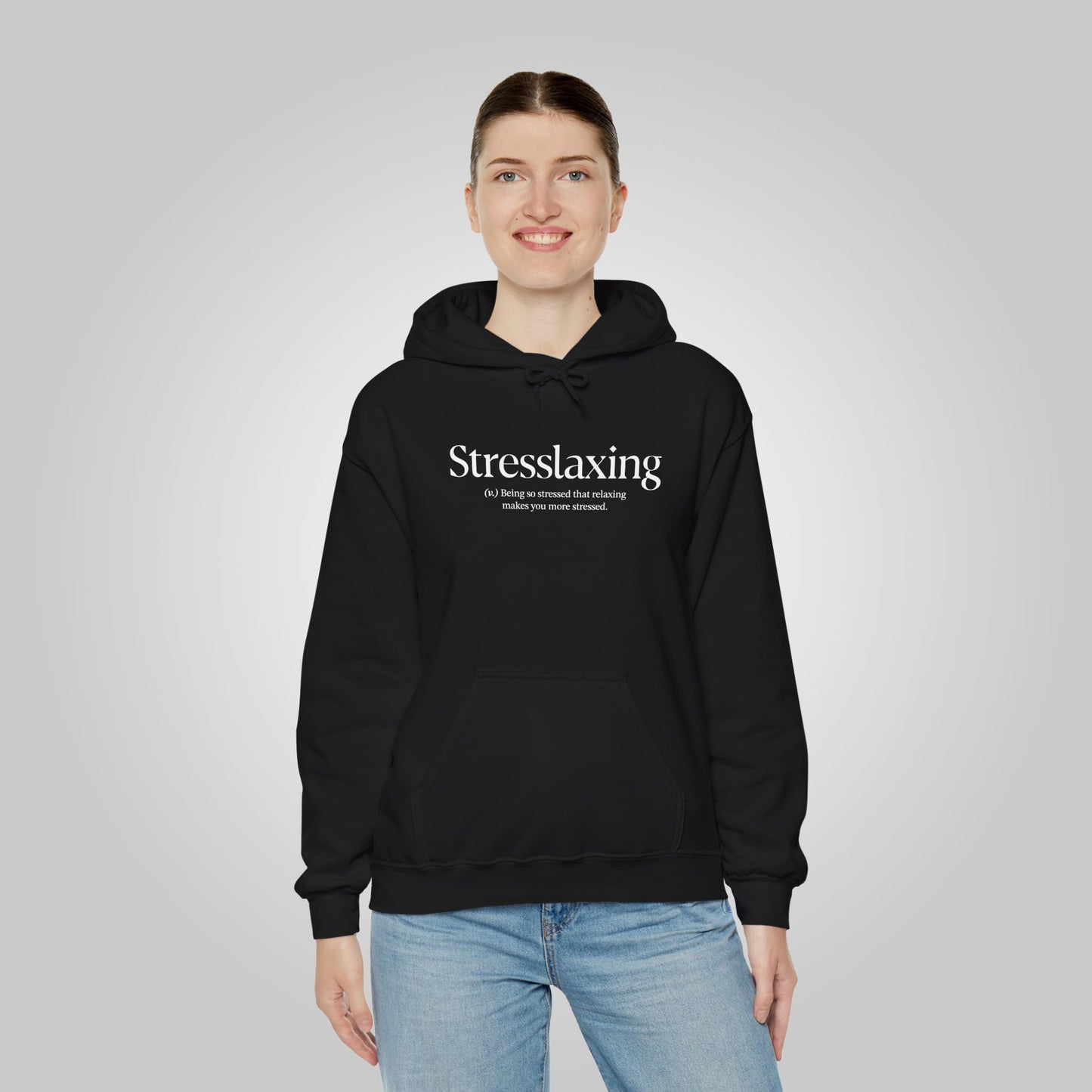 Stresslaxing Unisex Heavy Blend™ Hooded Sweatshirt - Funny Stress Hoodie, Relaxing Hoodie