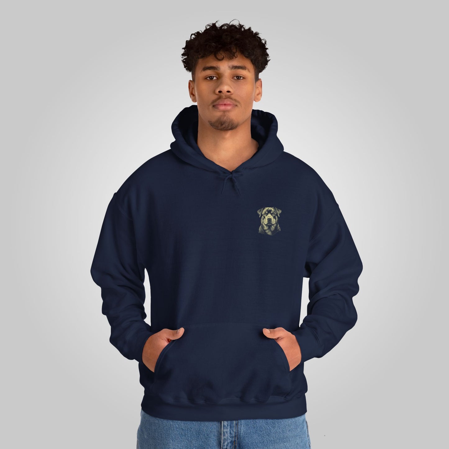 Rottweiler Dog Unisex Heavy Blend™ Hooded Sweatshirt - Rottweiler Hoodie