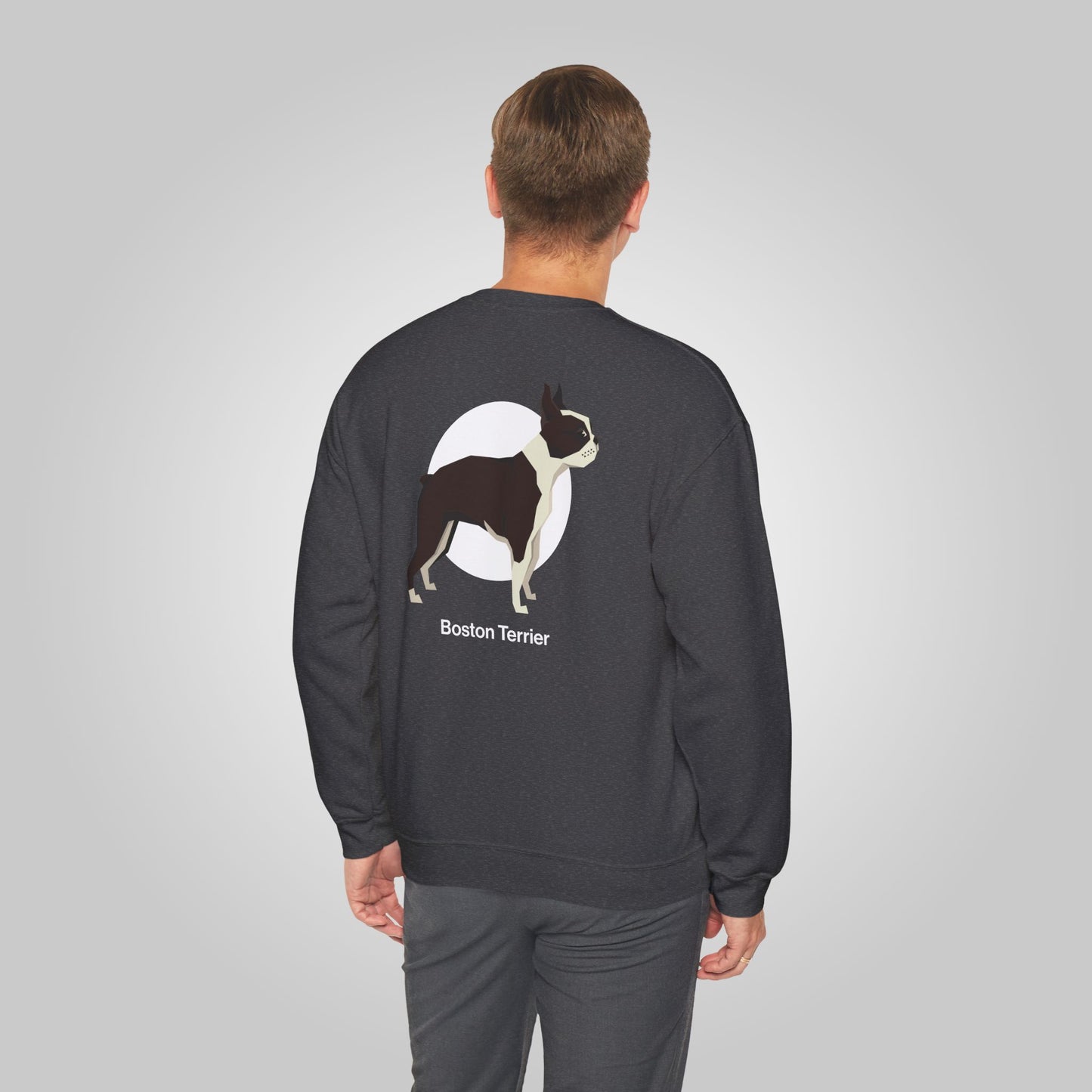 Boston Terrier Dog Unisex Heavy Blend™ Crewneck Sweatshirt - Boston Terrier Sweatshirt