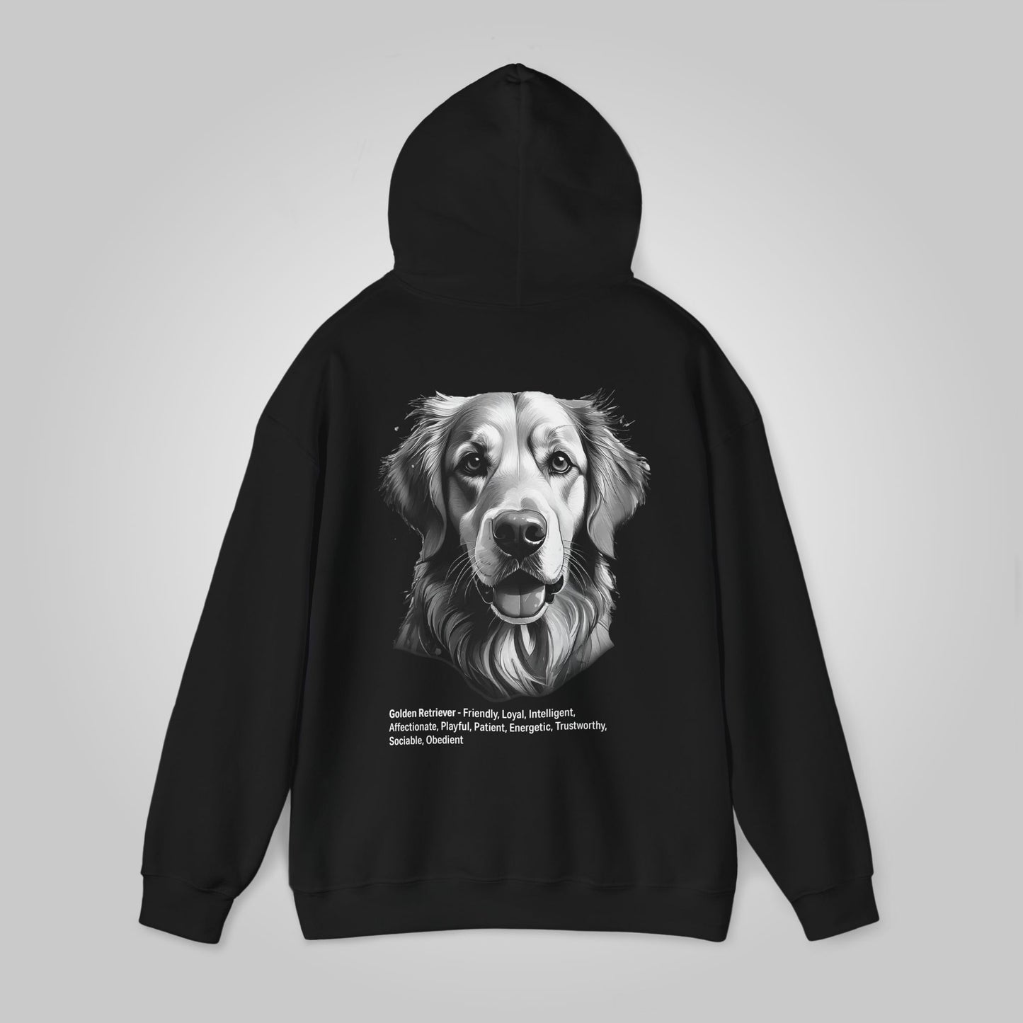 Golden Retriever Dog Unisex Heavy Blend™ Hooded Sweatshirt - Golden Retriever Hoodie