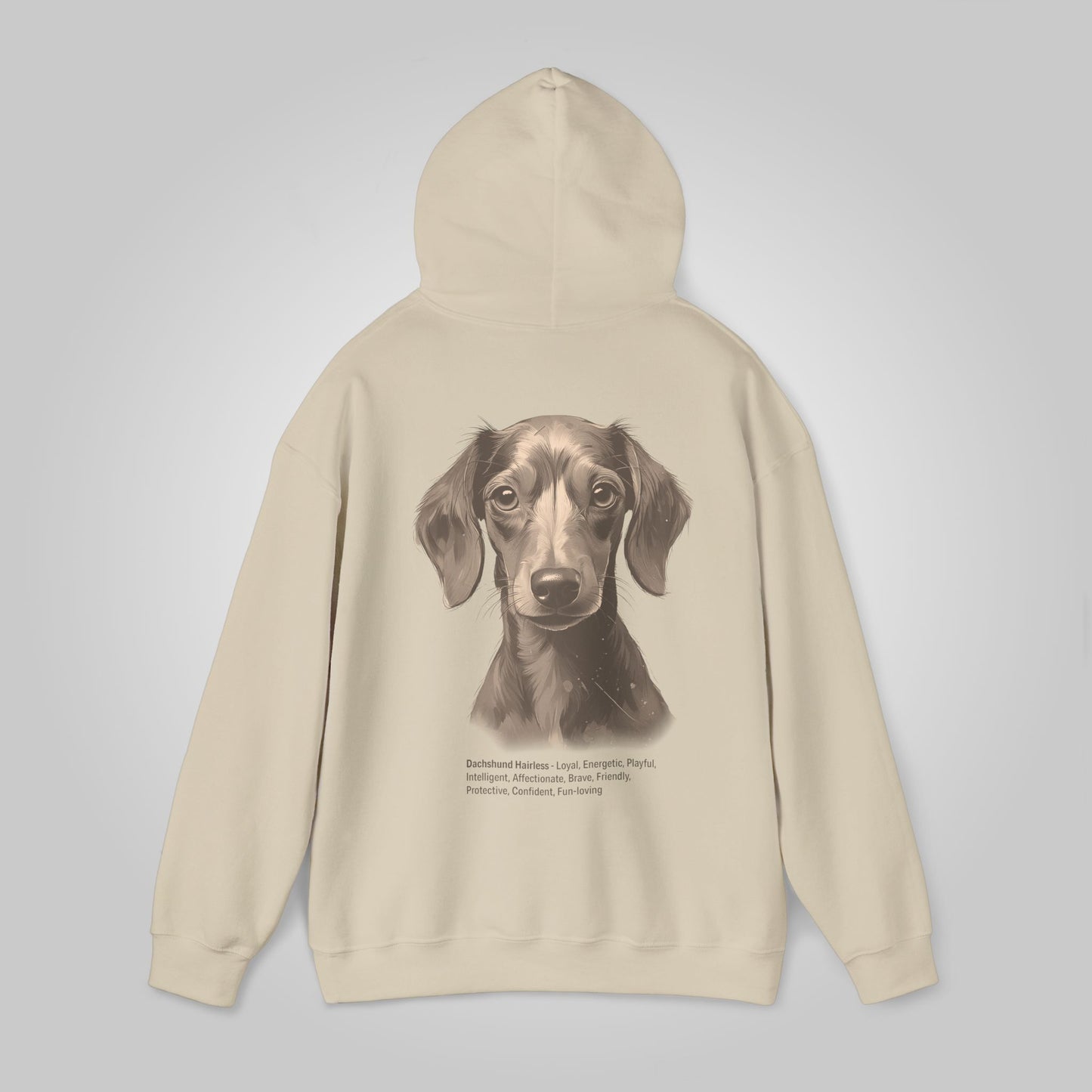 Dachshund hairless Dog Unisex Heavy Blend™ Hooded Sweatshirt - Dachshund hairless Hoodie