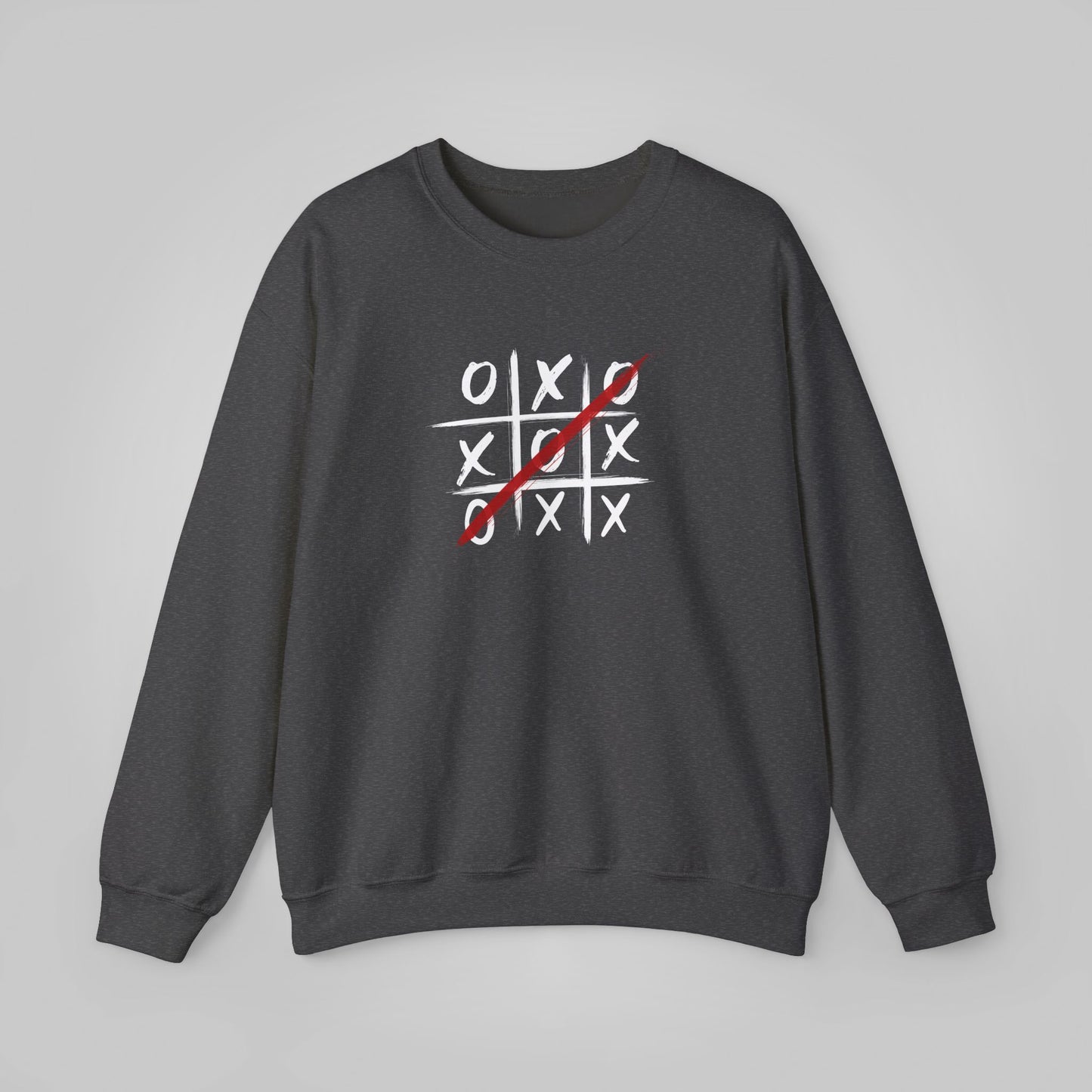 Tic-Tac-Toe Unisex Heavy Blend™ Crewneck Sweatshirt - Playful  Sweatshirt - Tic-Tac-Toe Sweatshirt