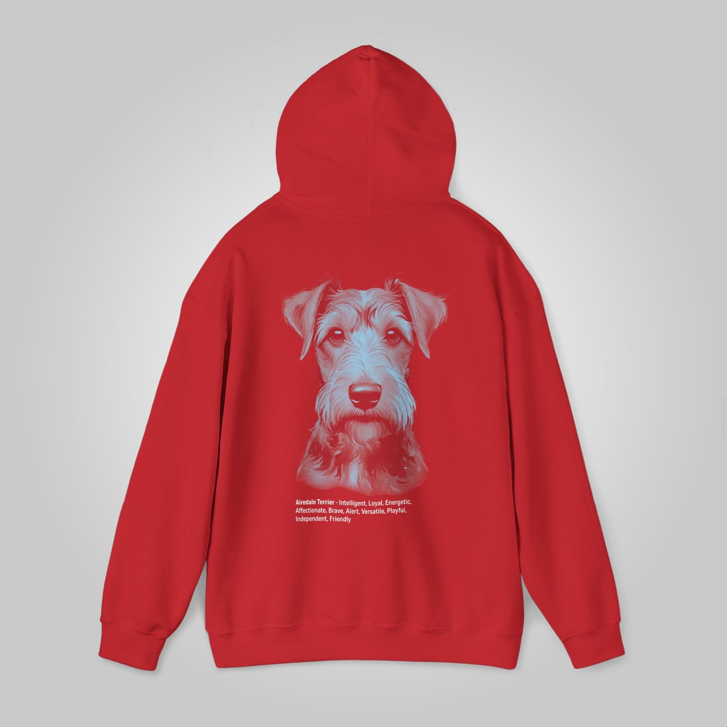 Airedale Terrier Dog Unisex Heavy Blend™ Hooded Sweatshirt - Airedale Terrier Hoodie