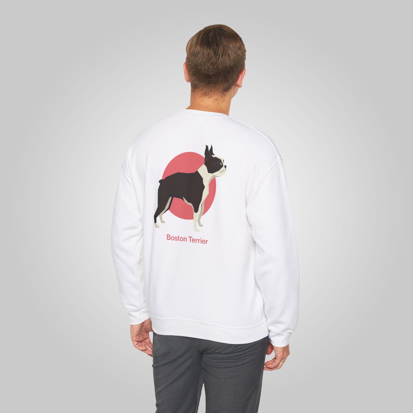 Boston Terrier Dog Unisex Heavy Blend™ Crewneck Sweatshirt - Boston Terrier Sweatshirt