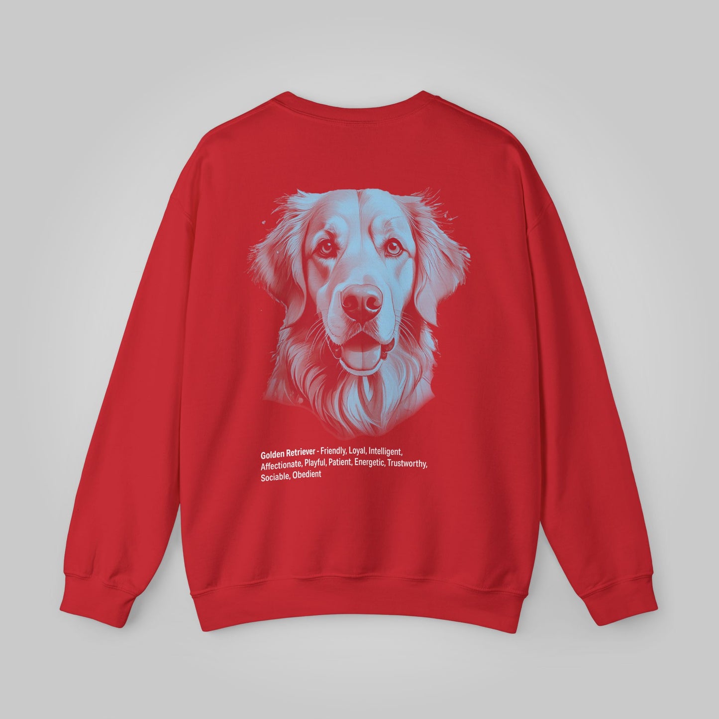 Golden Retriever Dog Unisex Heavy Blend™ Crewneck Sweatshirt - Golden Retriever Sweatshirt