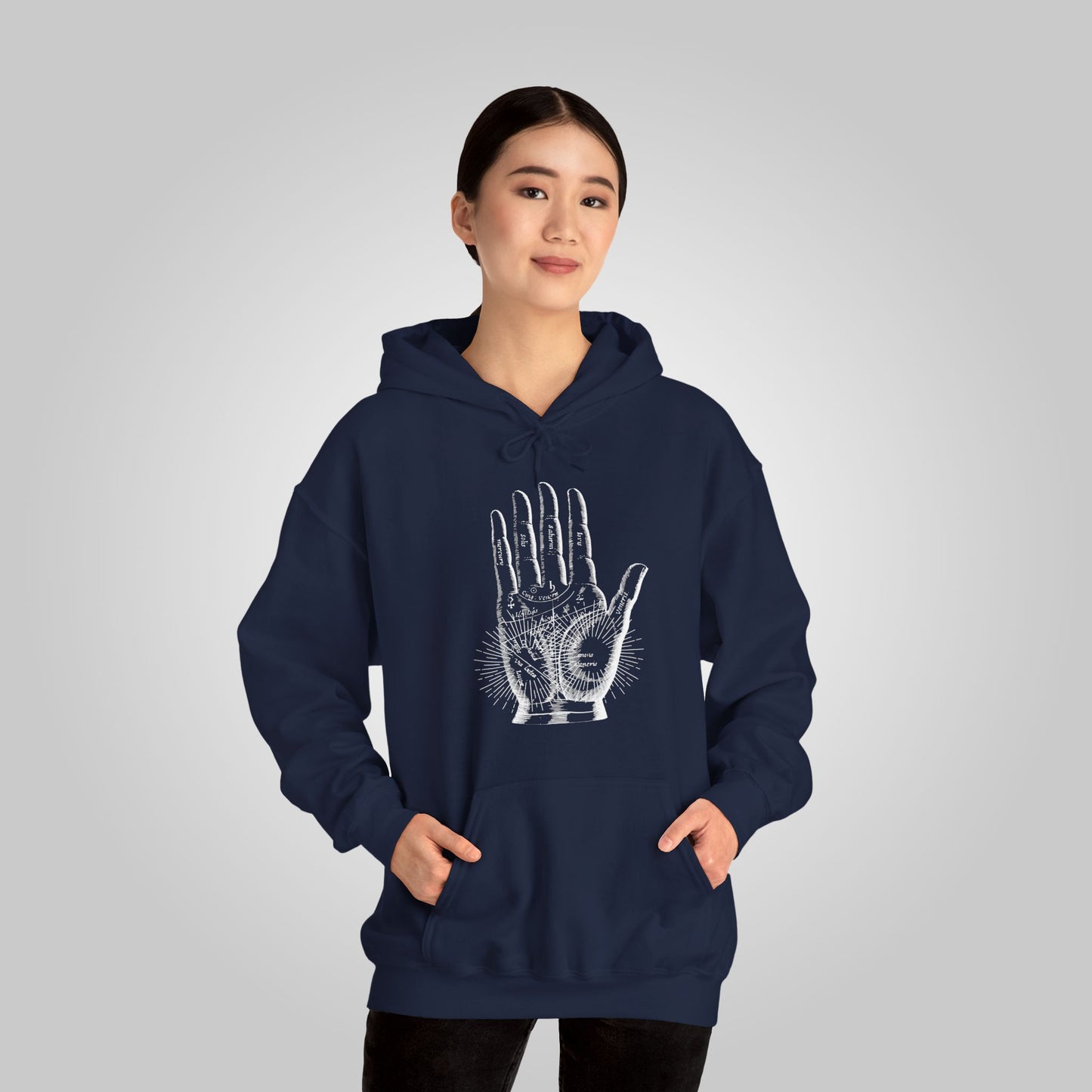 Halloween Hands of Destiny Unisex Heavy Blend™ Hooded Sweatshirt, Guided by Fate  Hoodie, Halloween Hoodie