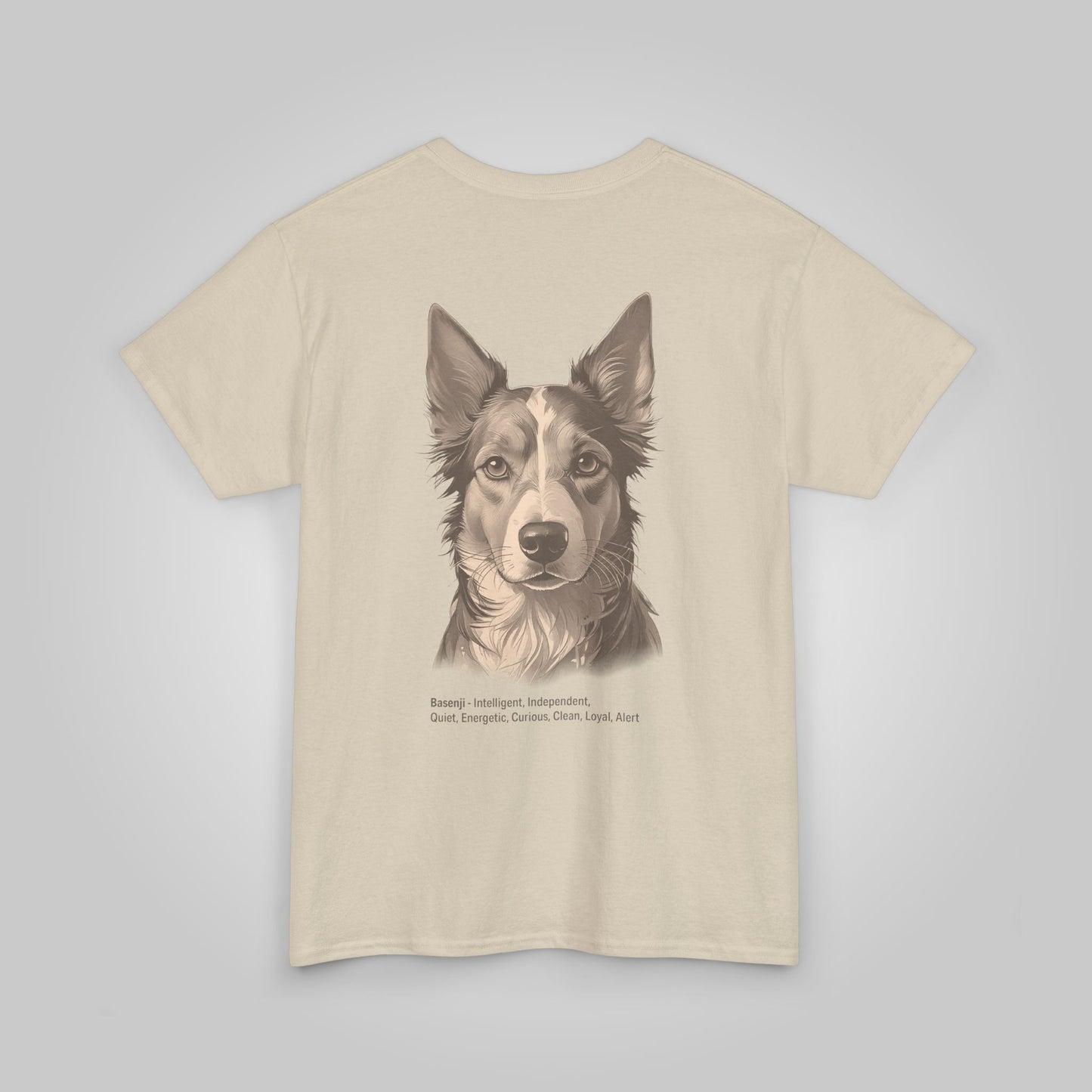 Basenji Dog Unisex Heavy Cotton Tee - Basenji Terrier Tee