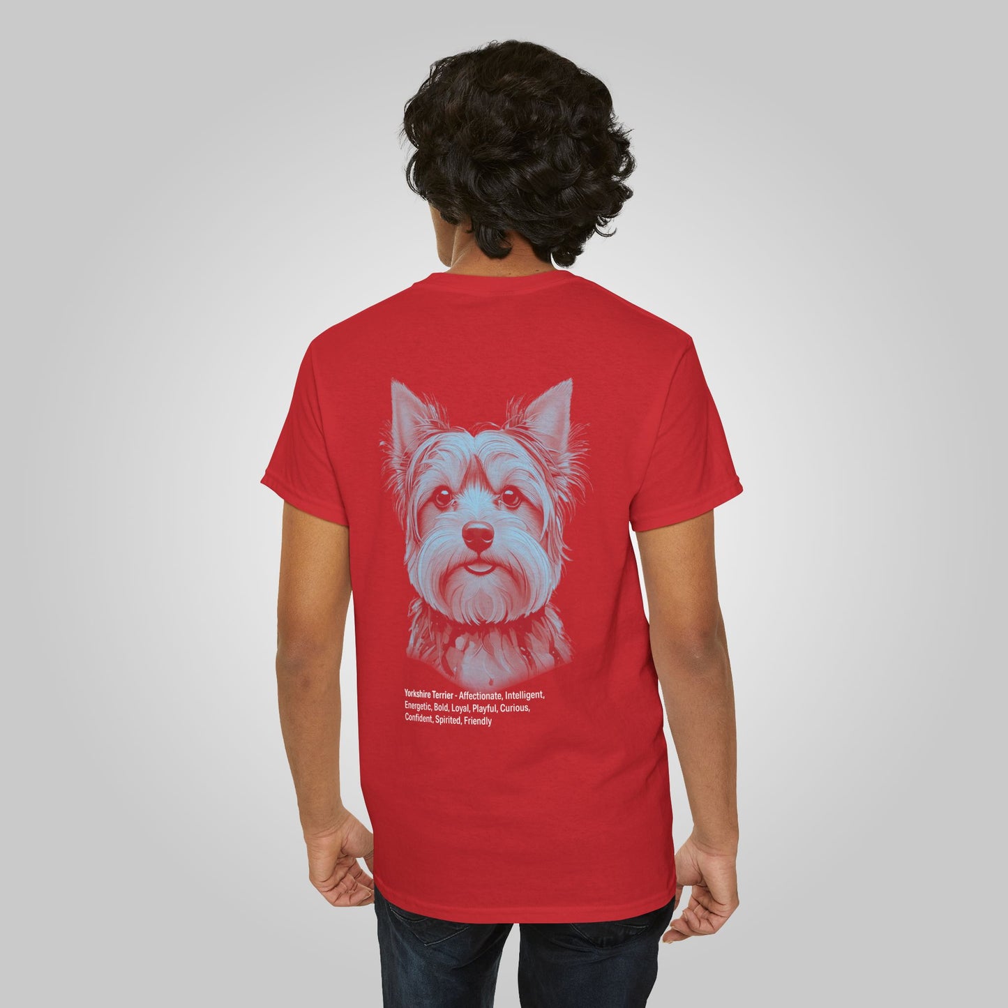 Yorkshire Terrier Dog Unisex Heavy Cotton Tee - Yorkshire Terrier Tee