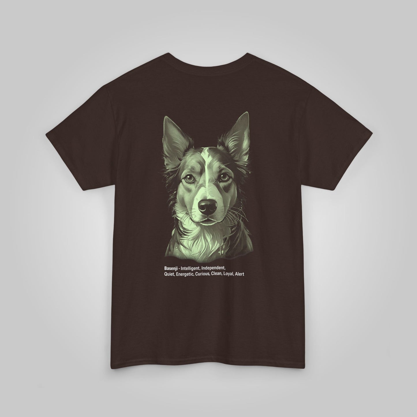 Basenji Dog Unisex Heavy Cotton Tee - Basenji Terrier Tee