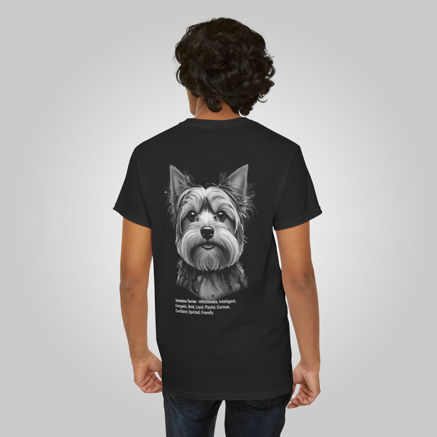 Yorkshire Terrier Dog Unisex Heavy Cotton Tee - Yorkshire Terrier Tee