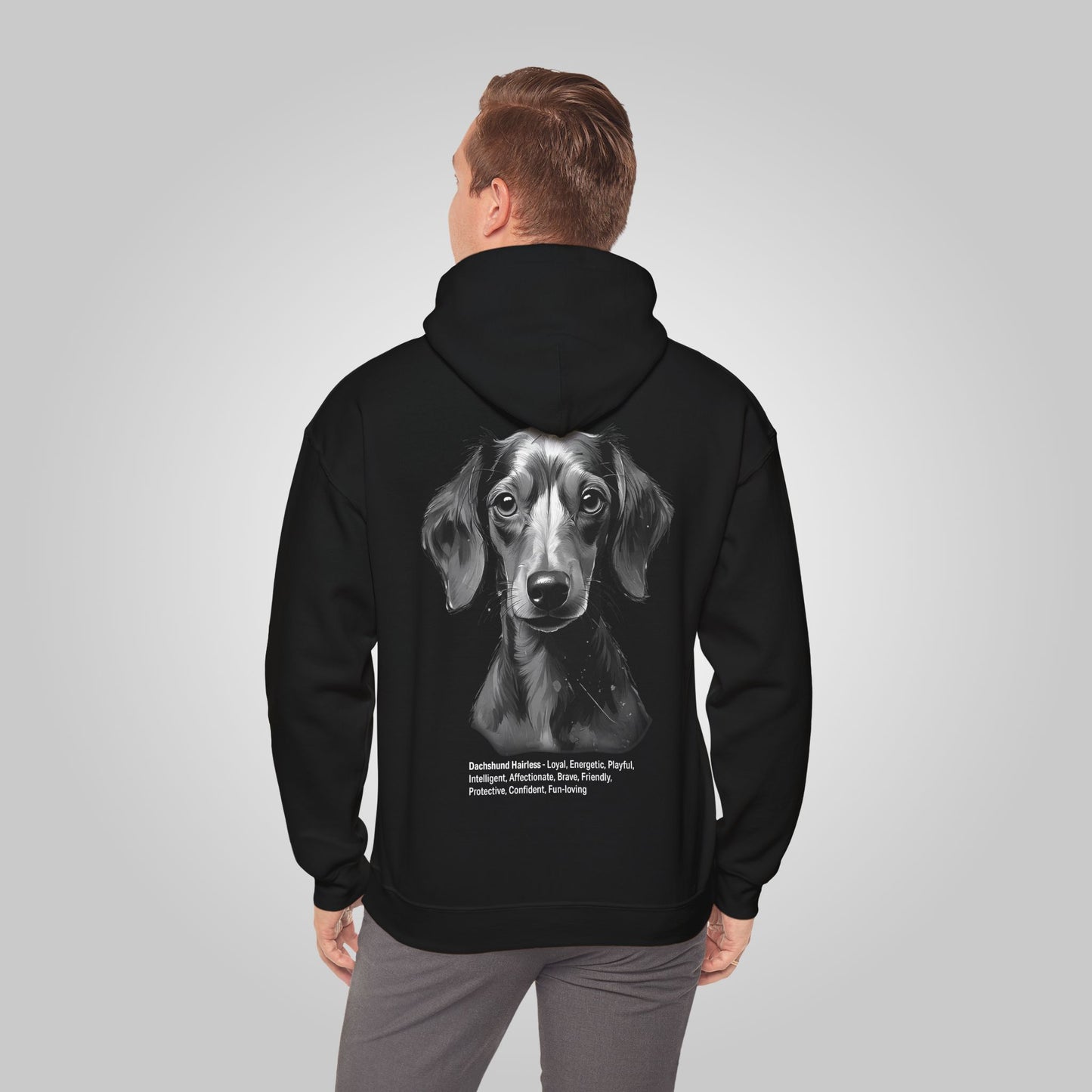 Dachshund hairless Dog Unisex Heavy Blend™ Hooded Sweatshirt - Dachshund hairless Hoodie