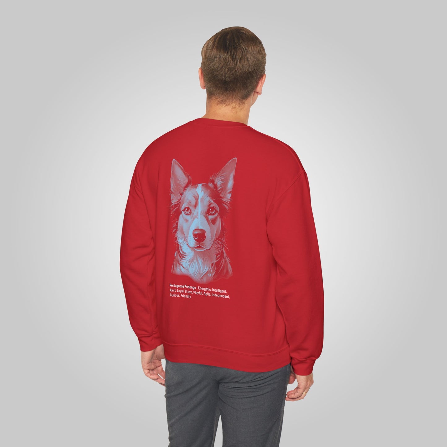 Portuguese Podengo Dog Unisex Heavy Blend™ Crewneck Sweatshirt - Portuguese Podengo Sweatshirt