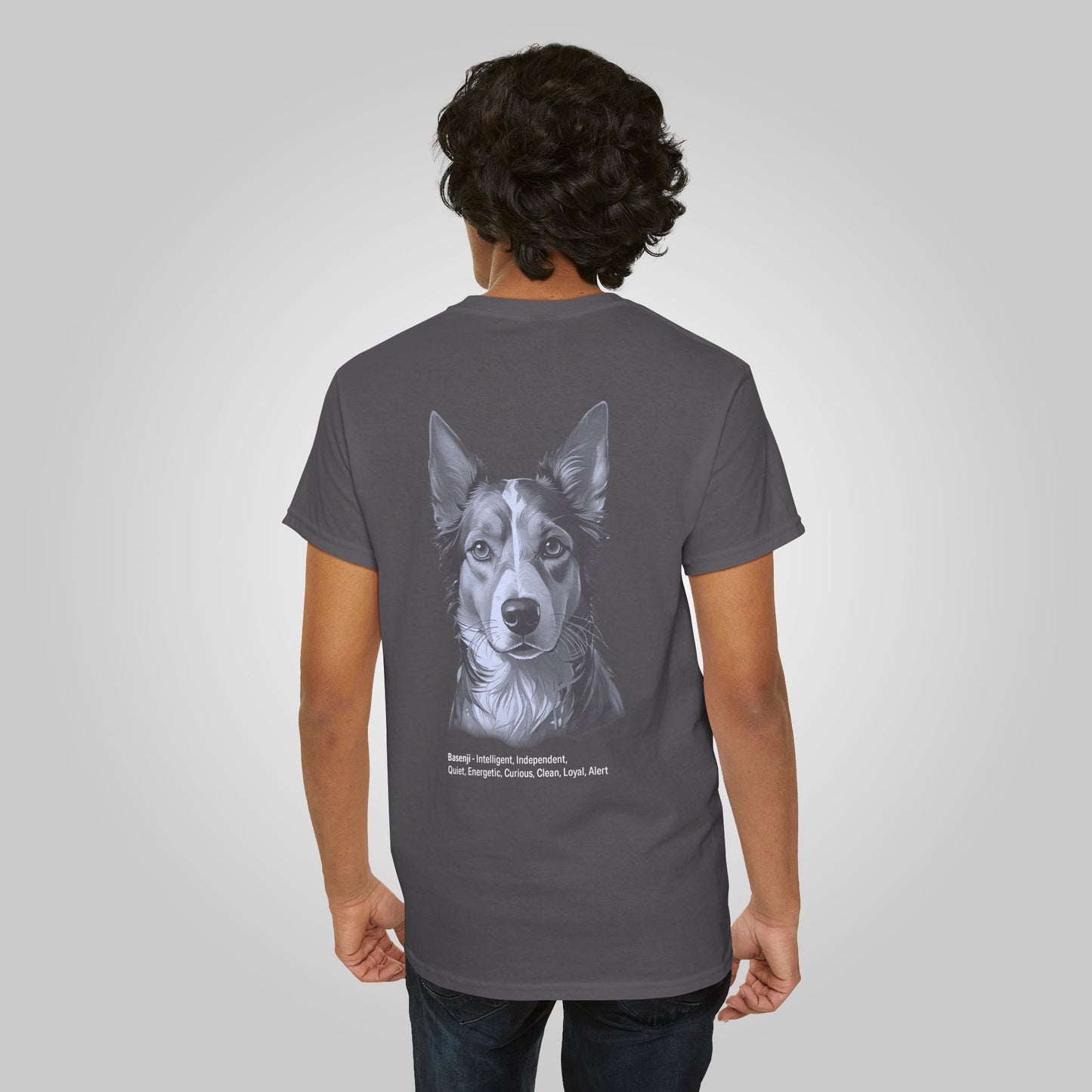 Basenji Dog Unisex Heavy Cotton Tee - Basenji Terrier Tee