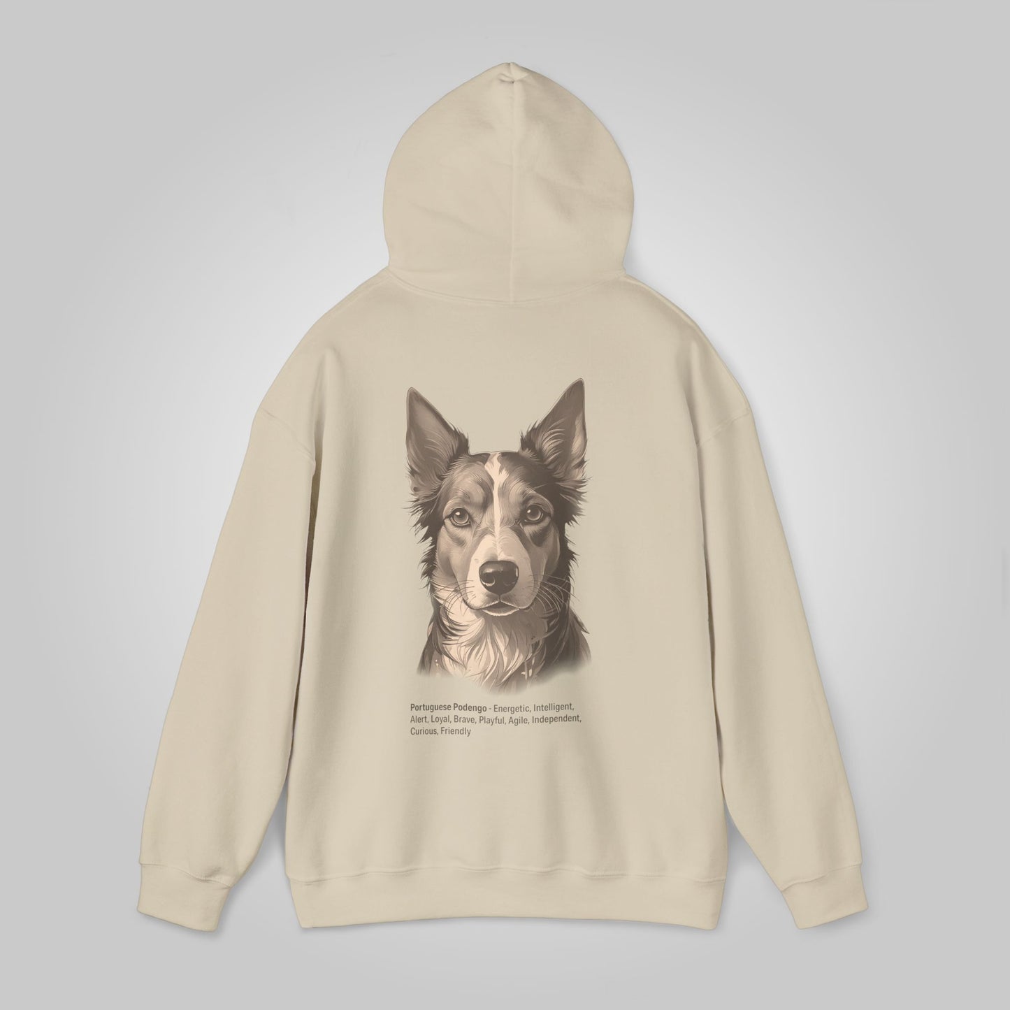 Portuguese Podengo Dog Unisex Heavy Blend™ Hooded Sweatshirt - Portuguese Podengo Hoodie