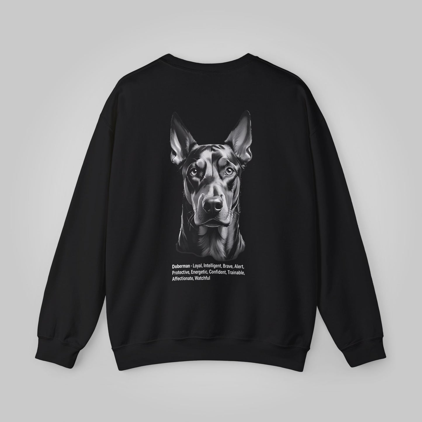 Doberman Dog Unisex Heavy Blend™ Crewneck Sweatshirt - Doberman Sweatshirt