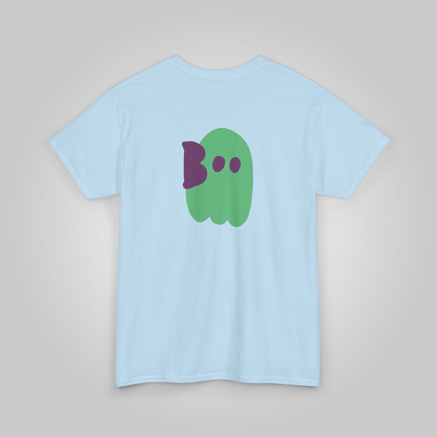 Halloween Boo Unisex Heavy Cotton Tee, Ghostly Gotcha Boo T-Shirt, Halloween Tee