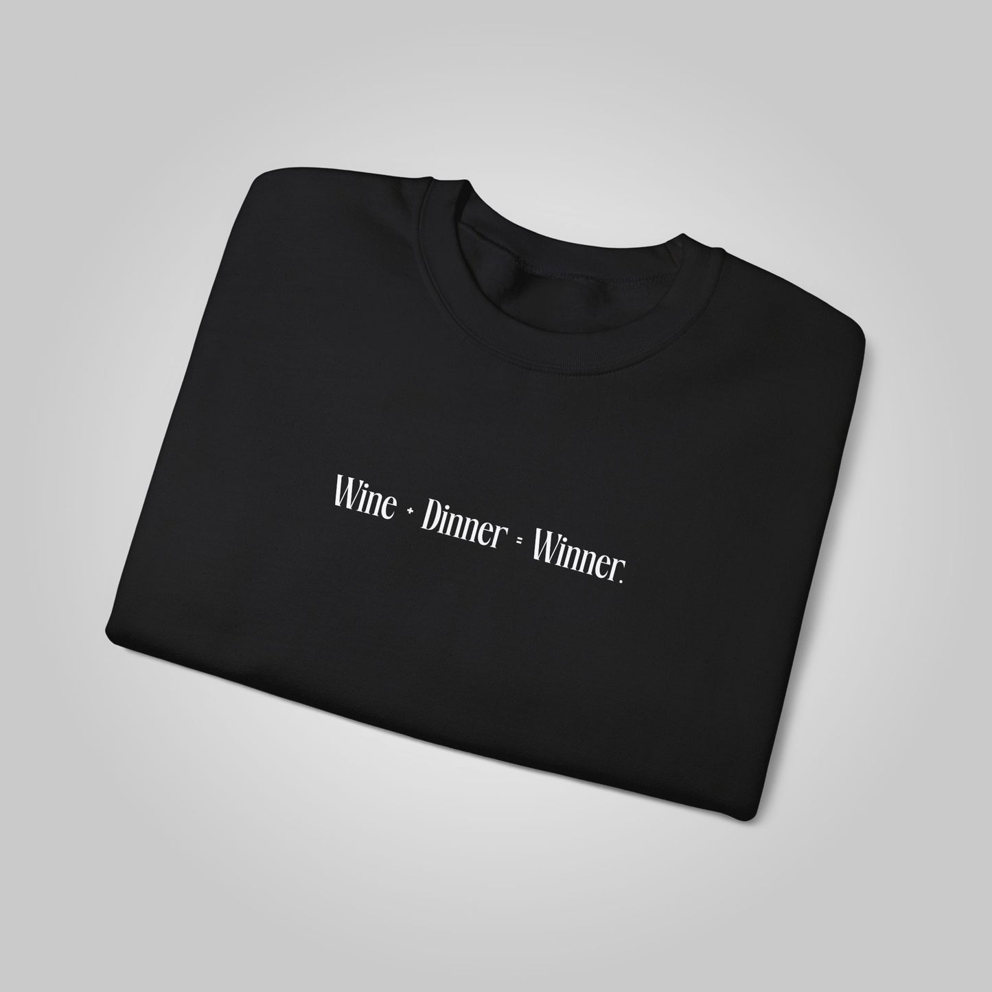 Wine+Dinner Unisex Heavy Blend™ Crewneck Sweatshirt - Winner Sweatshirt