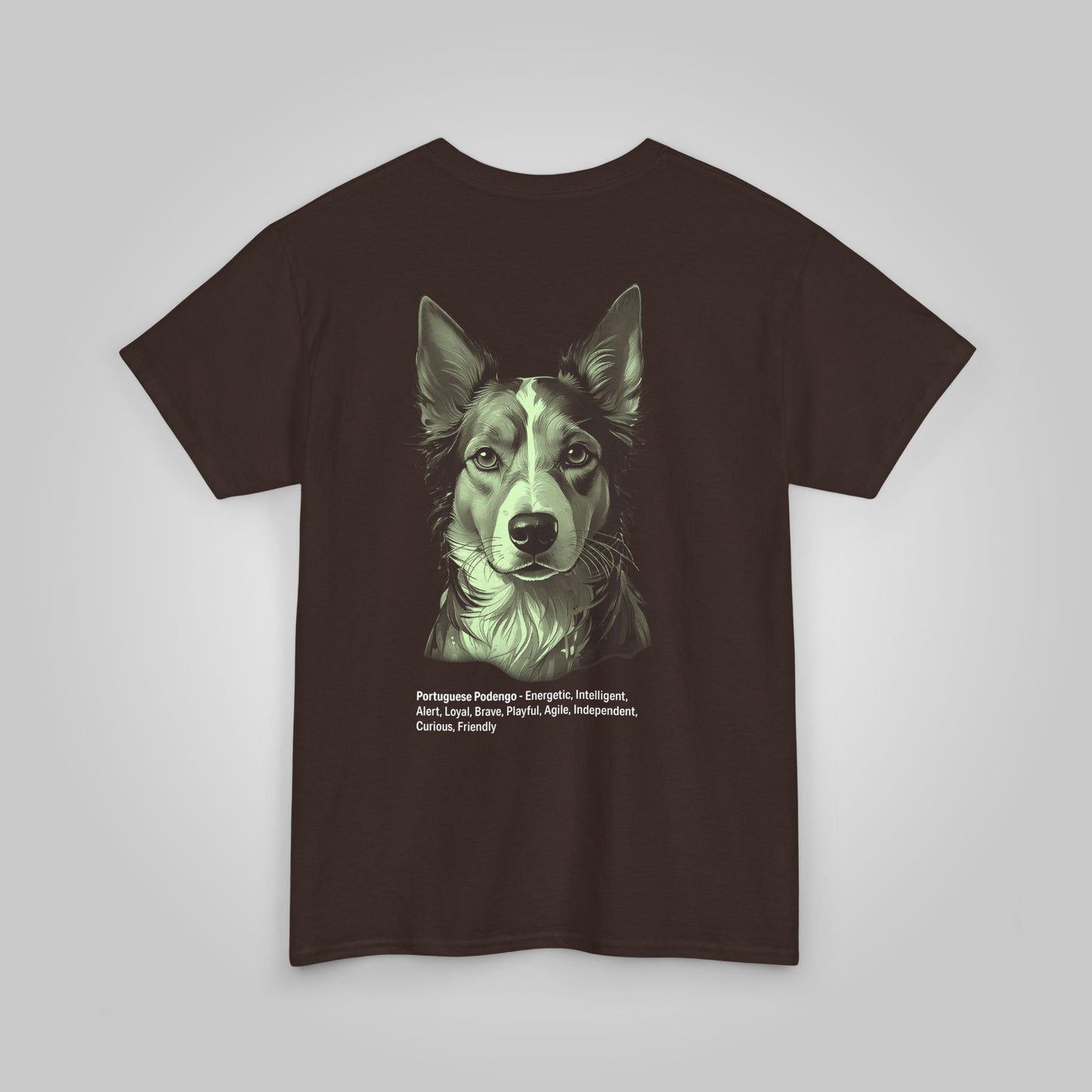 Portuguese Podengo Dog Unisex Heavy Cotton Tee - Portuguese Podengo Tee