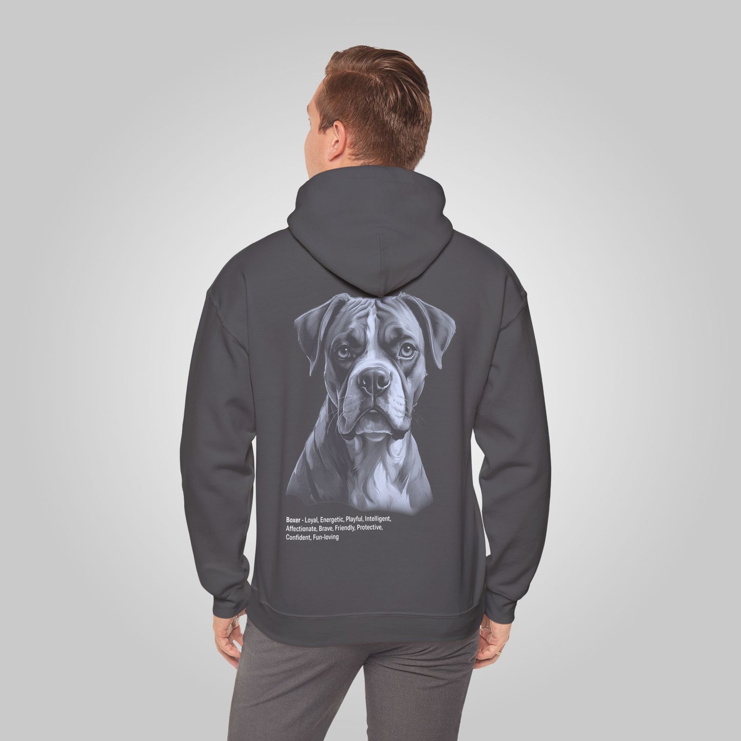 Boxer Dog Unisex Heavy Blend™ Hooded Sweatshirt - Boxer Hoodie