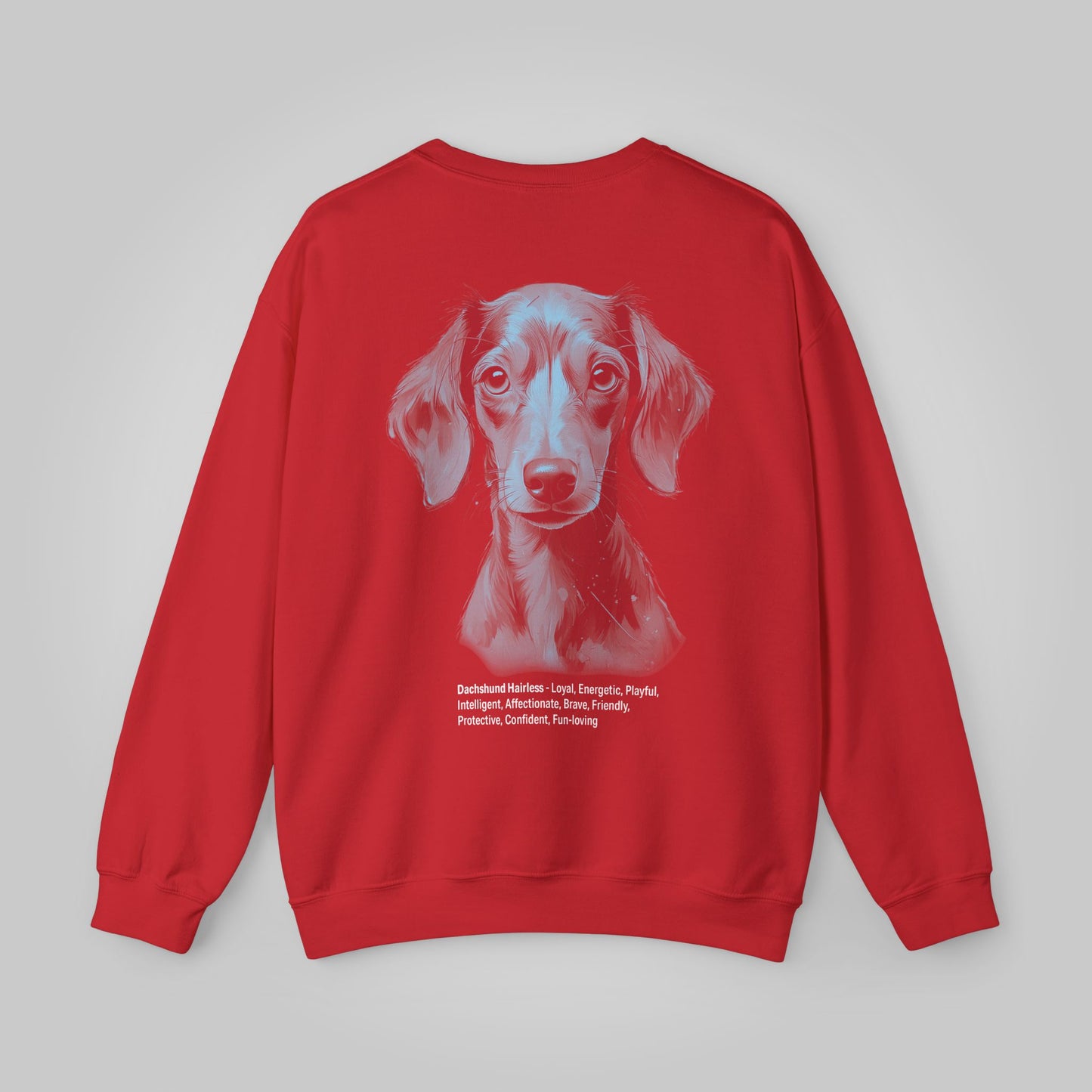 Dachshund hairless Dog Unisex Heavy Blend™ Crewneck Sweatshirt - Dachshund hairless Sweatshirt