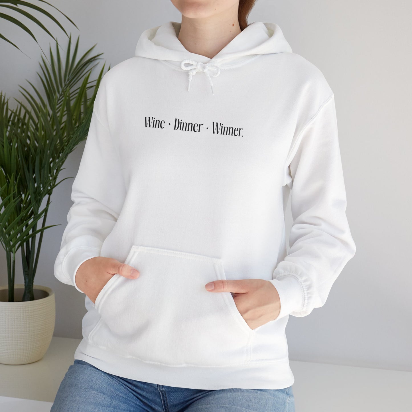 Wine+Dinner Unisex Heavy Blend™ Hooded Sweatshirt - Winner Hoodie