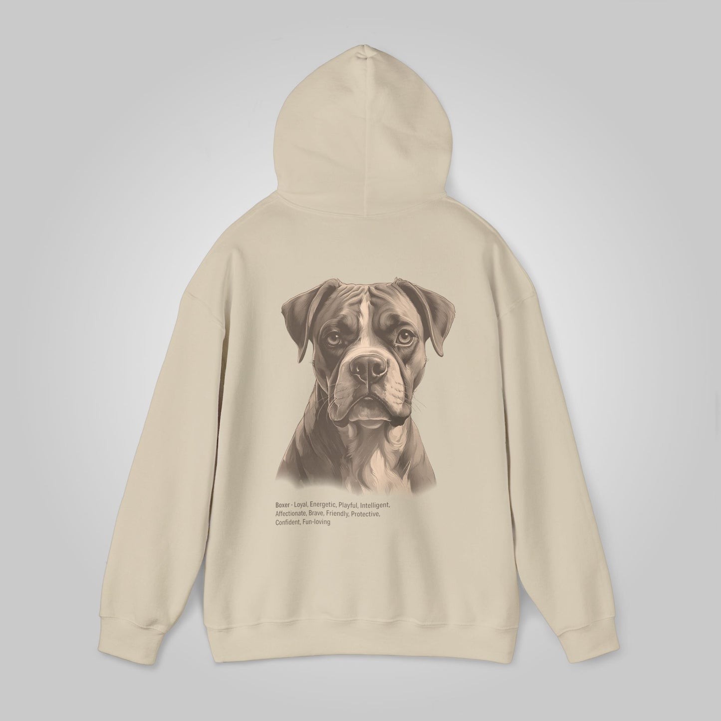 Boxer Dog Unisex Heavy Blend™ Hooded Sweatshirt - Boxer Hoodie