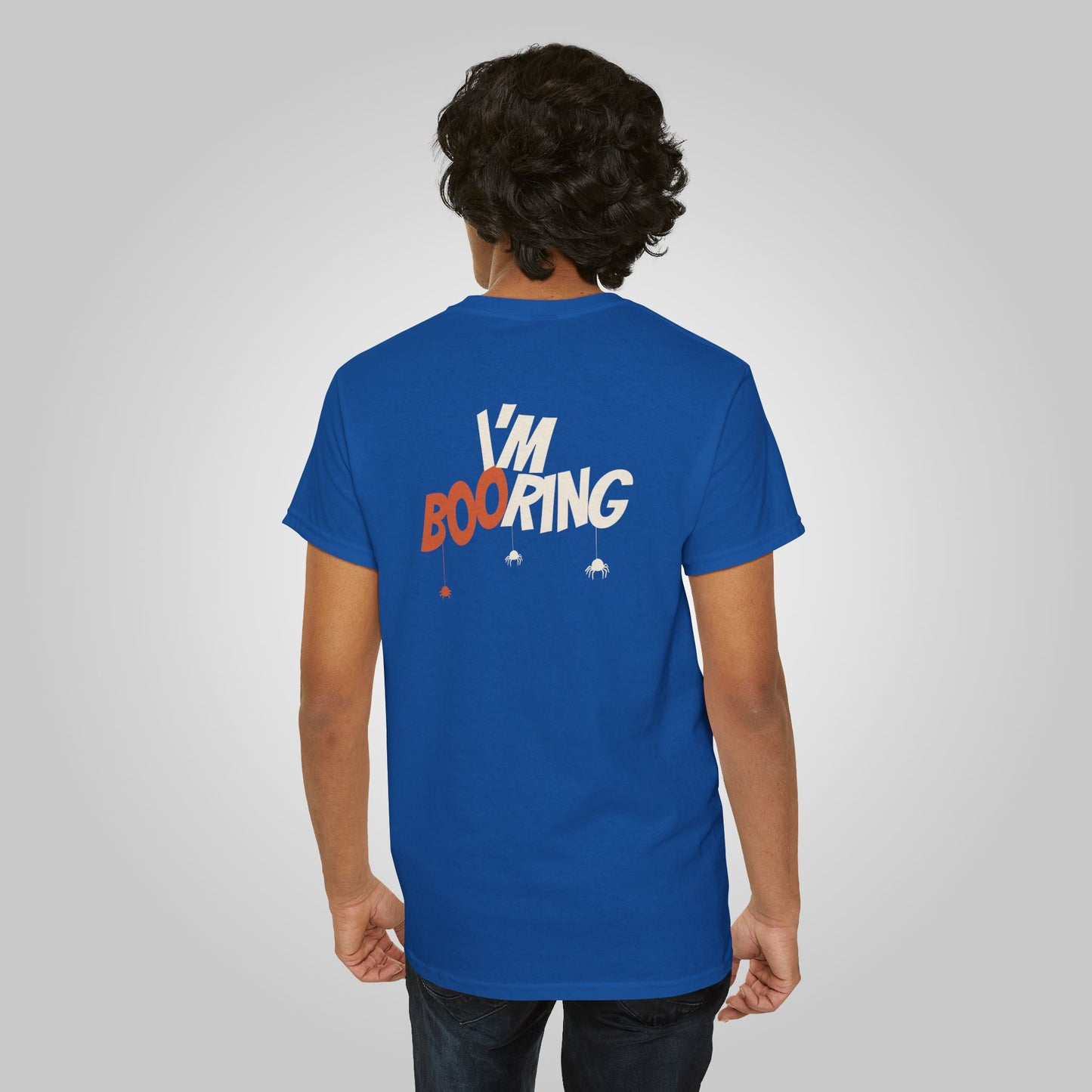 Halloween I am booring Unisex Heavy Cotton Tee, I am booring T-Shirt, Halloween Tee