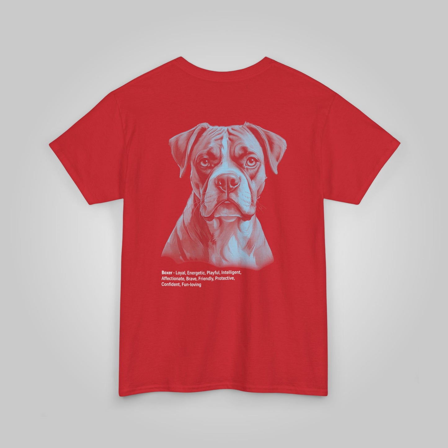 Boxer Dog Unisex Heavy Cotton Tee - Boxer Tee